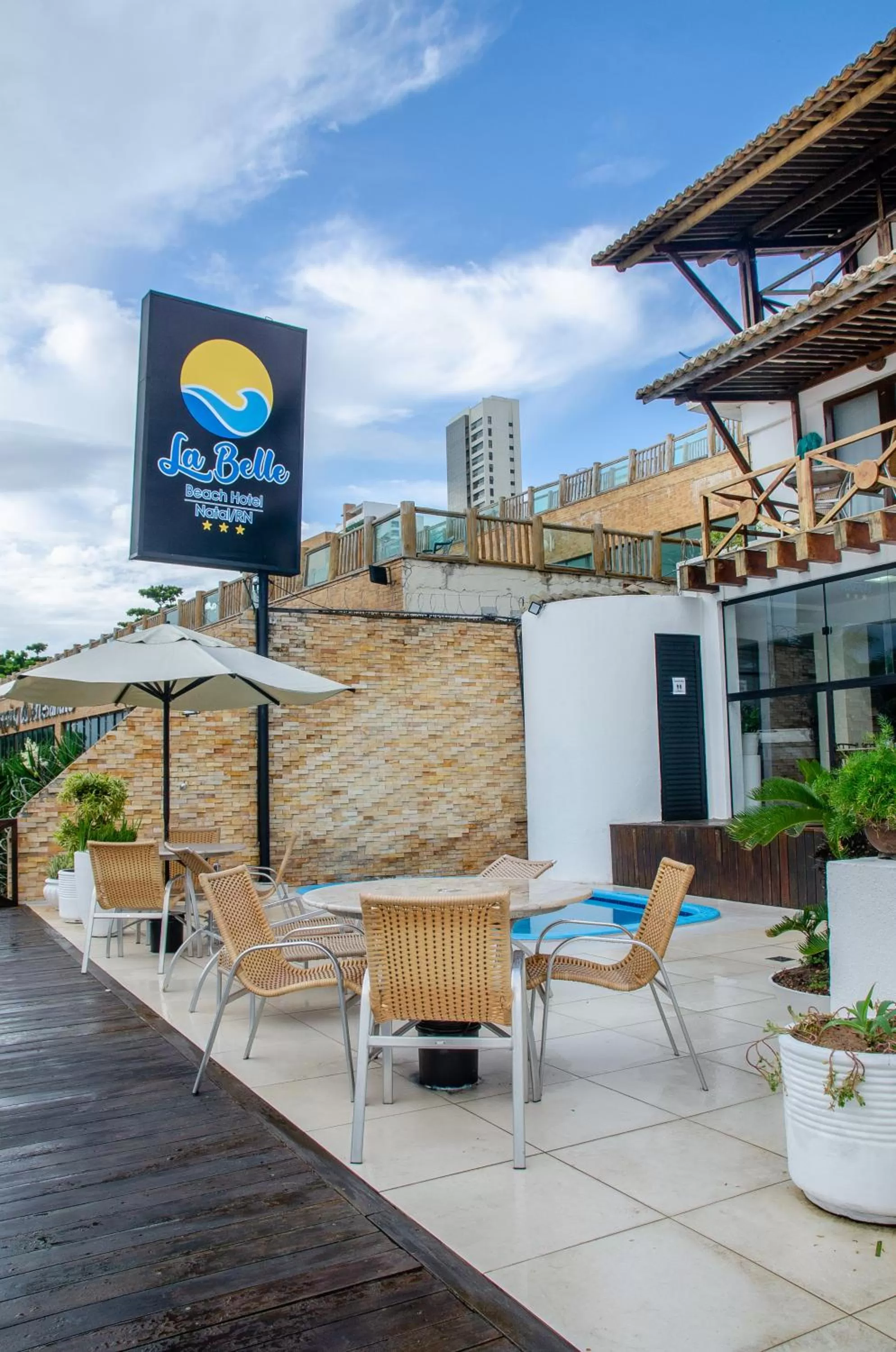 Property logo or sign in La Belle Beach Hotel