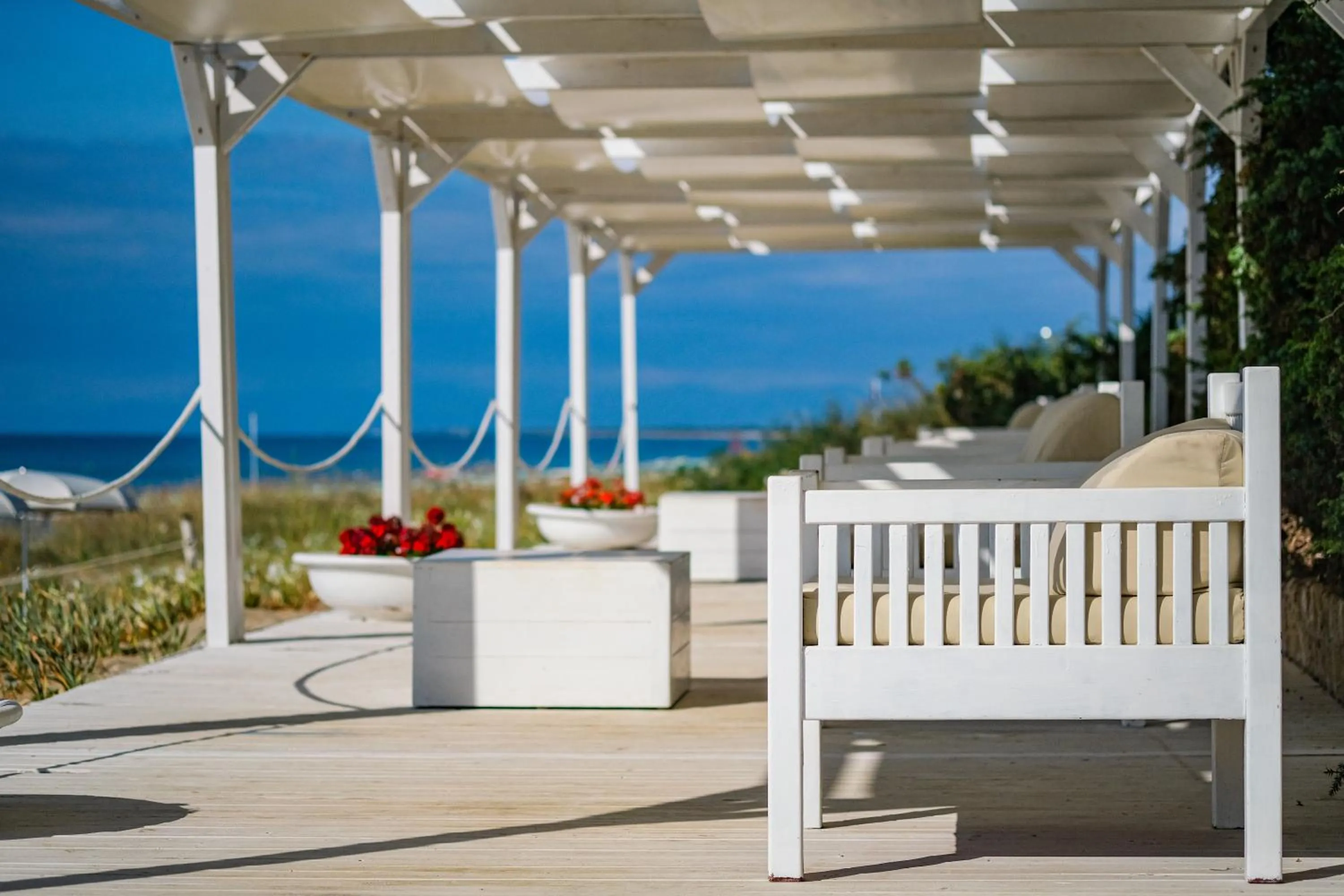 Beach in Ticho's Greenblu Hotel