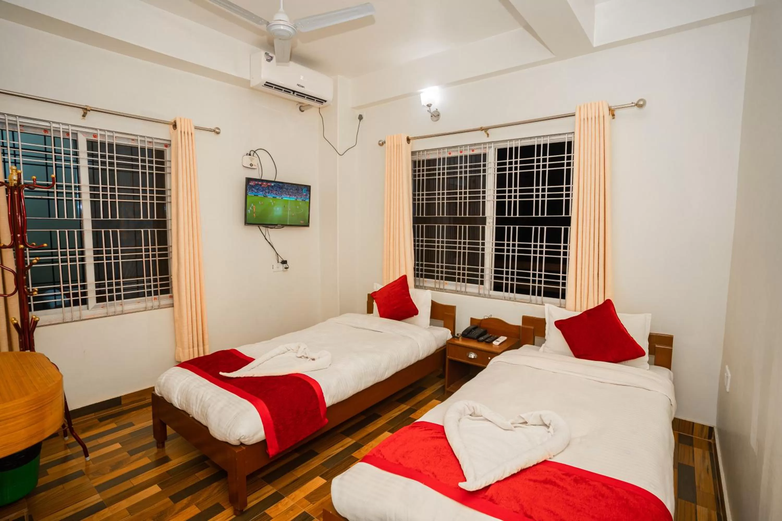 Photo of the whole room, Bed in Hotel Dela Mount Pokhara