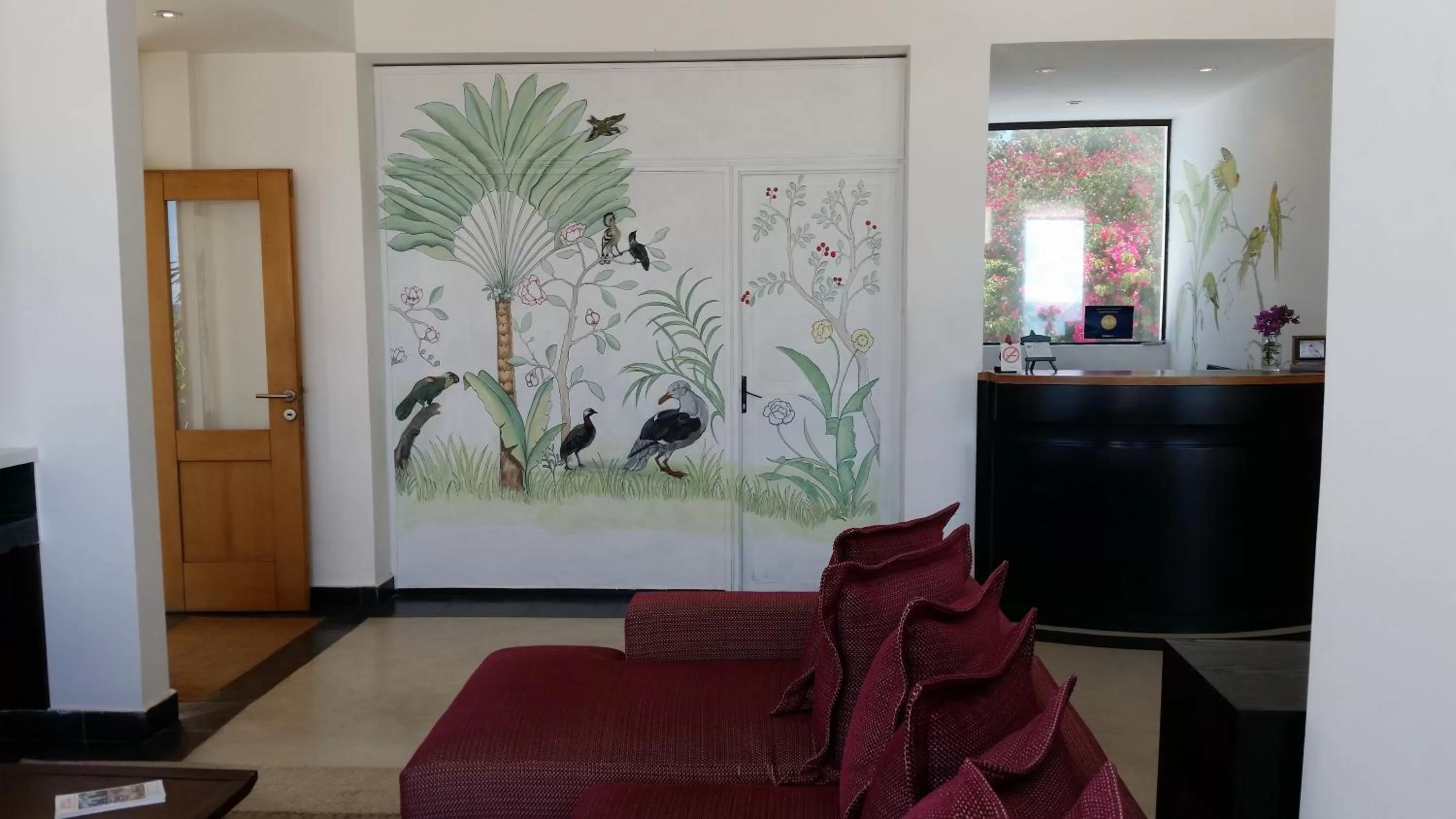 Lobby or reception in Posada de los Pajaros