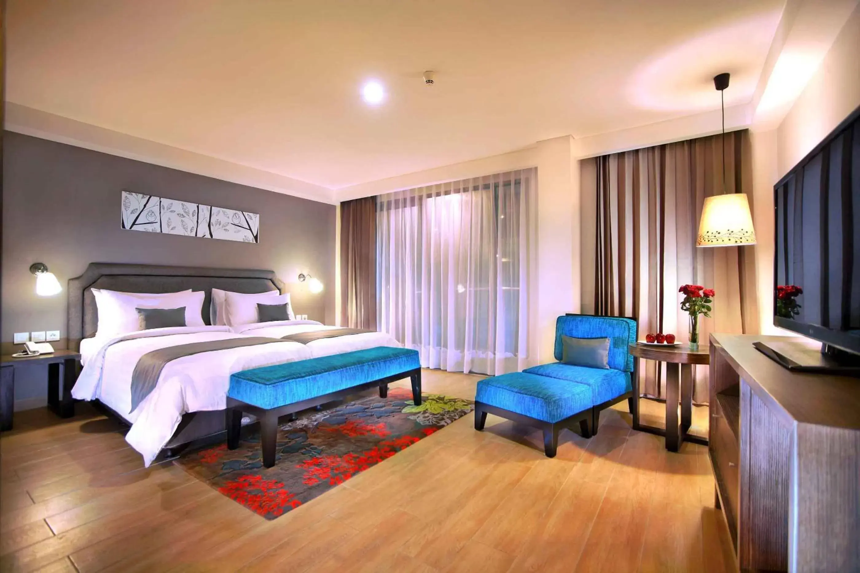 Bedroom, Bed in Harper Kuta Hotel by ASTON