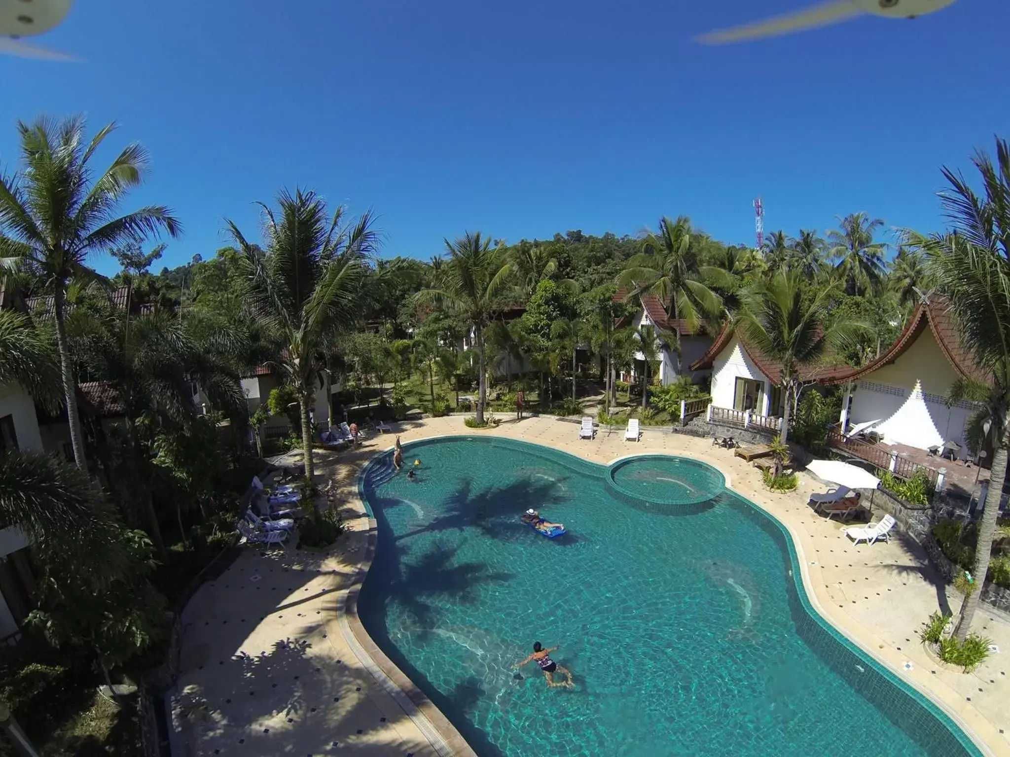 Swimming pool, Pool View in Koh Chang Thai Garden Hill Resort