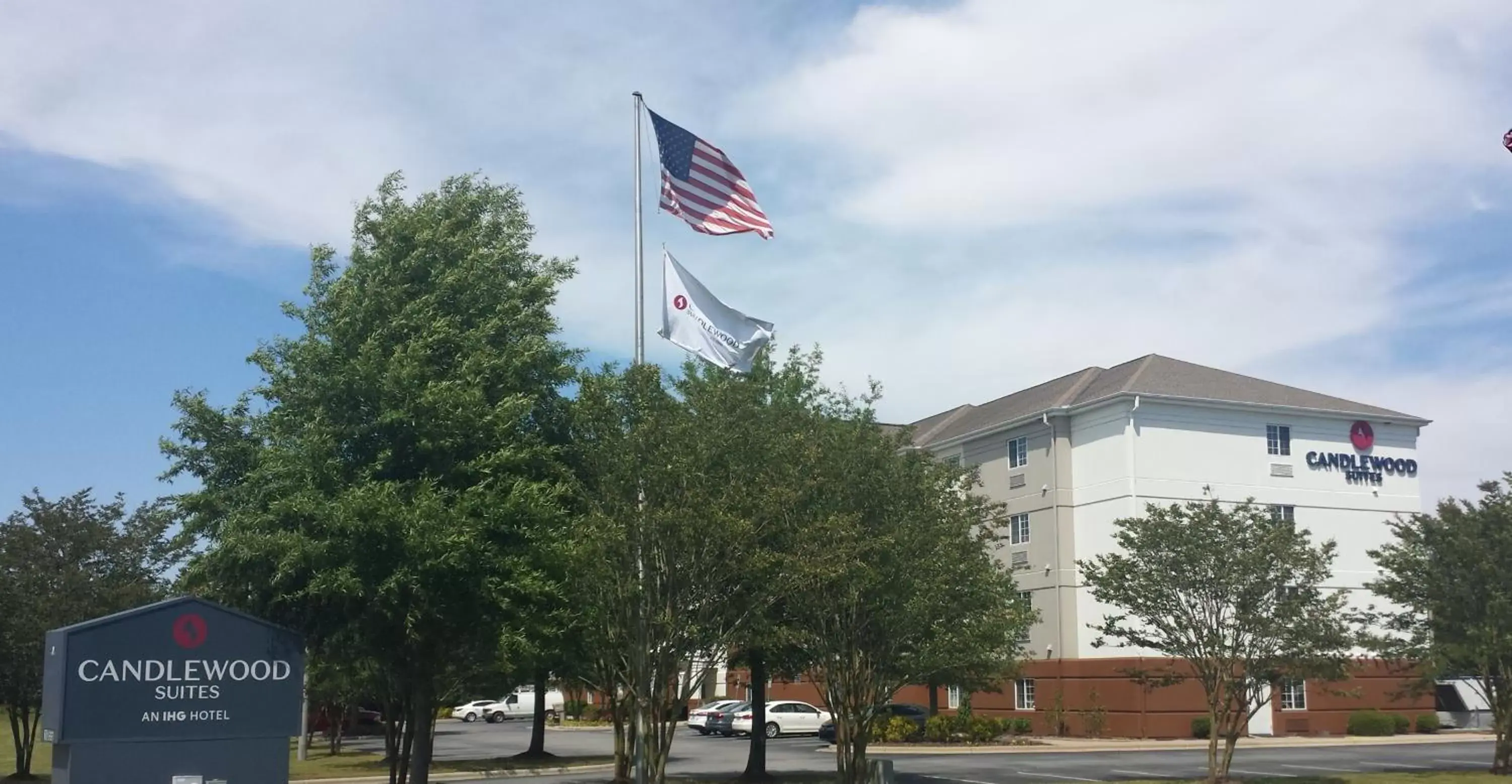 Property building in Candlewood Suites Greenville NC, an IHG Hotel