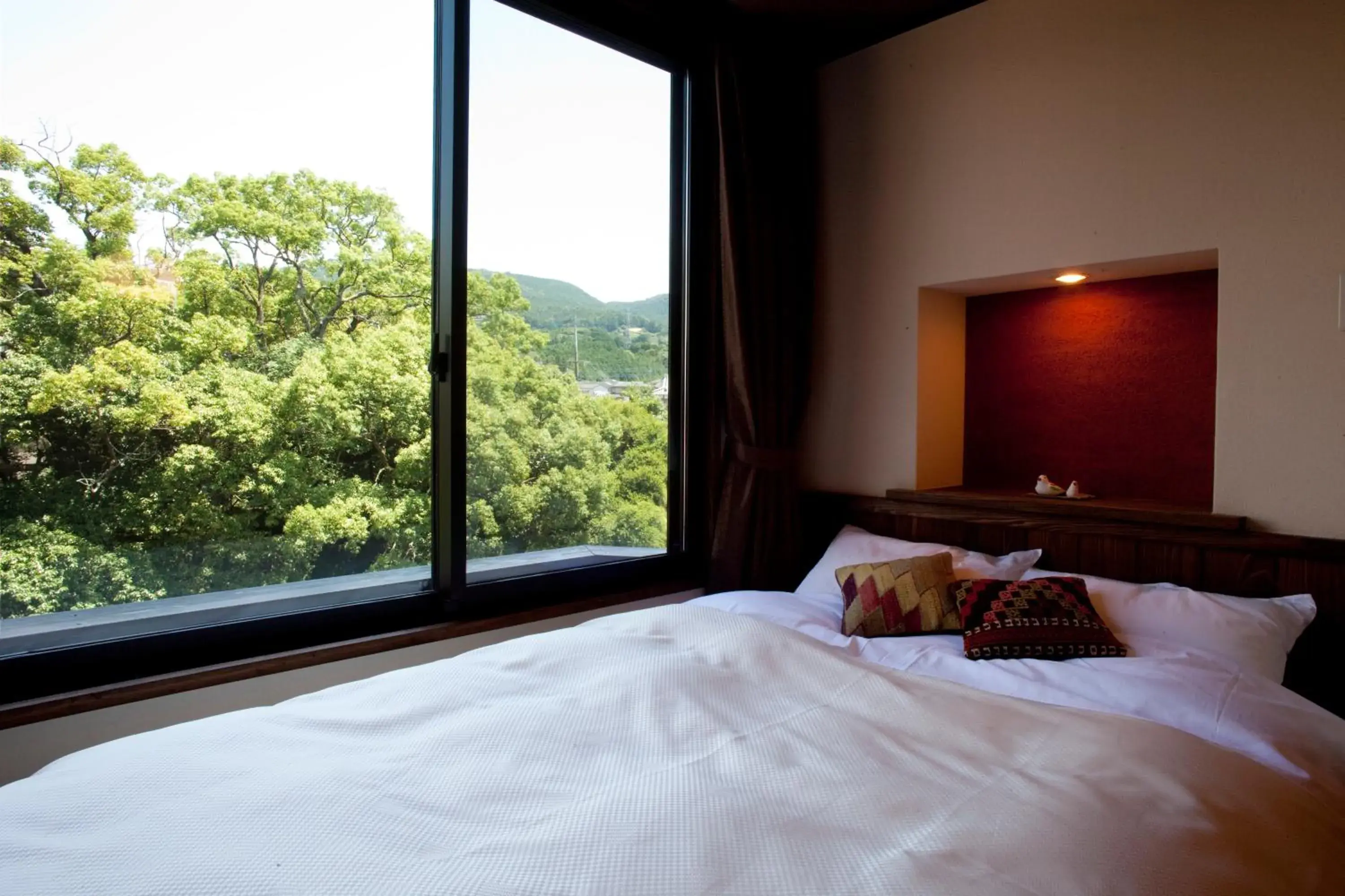 Bed in Ryokan Oomuraya