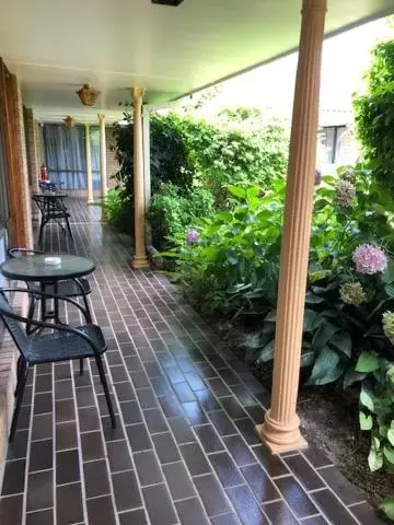 Patio in Muswellbrook Motor Inn