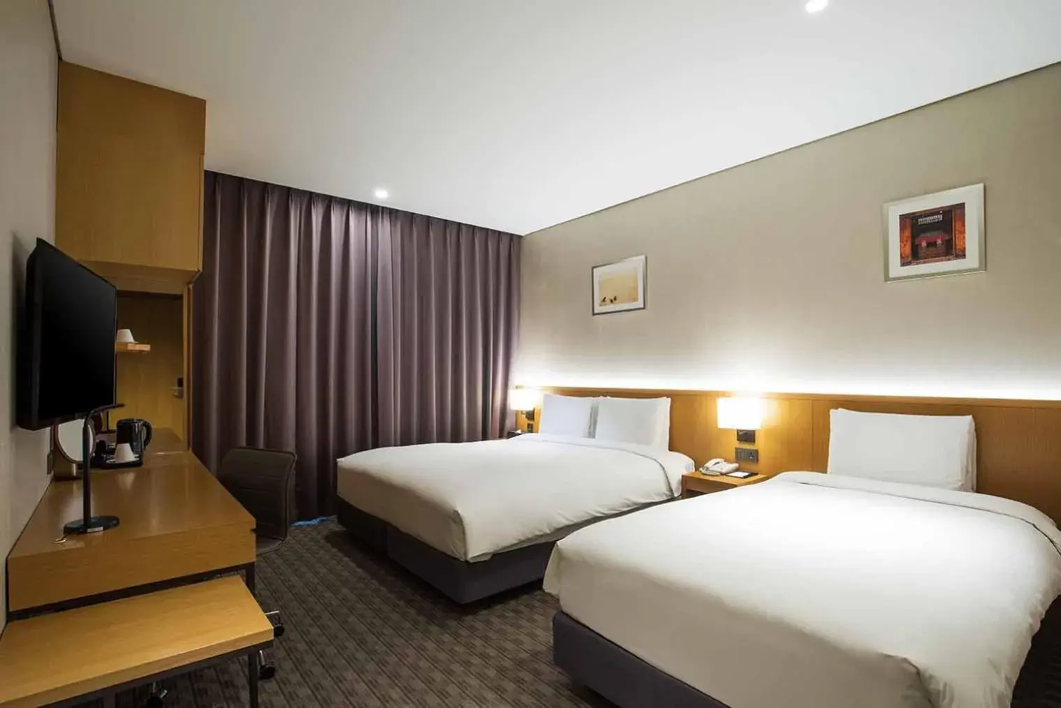 Bedroom, Bed in Sotetsu Hotels The Splaisir Seoul Dongdaemun