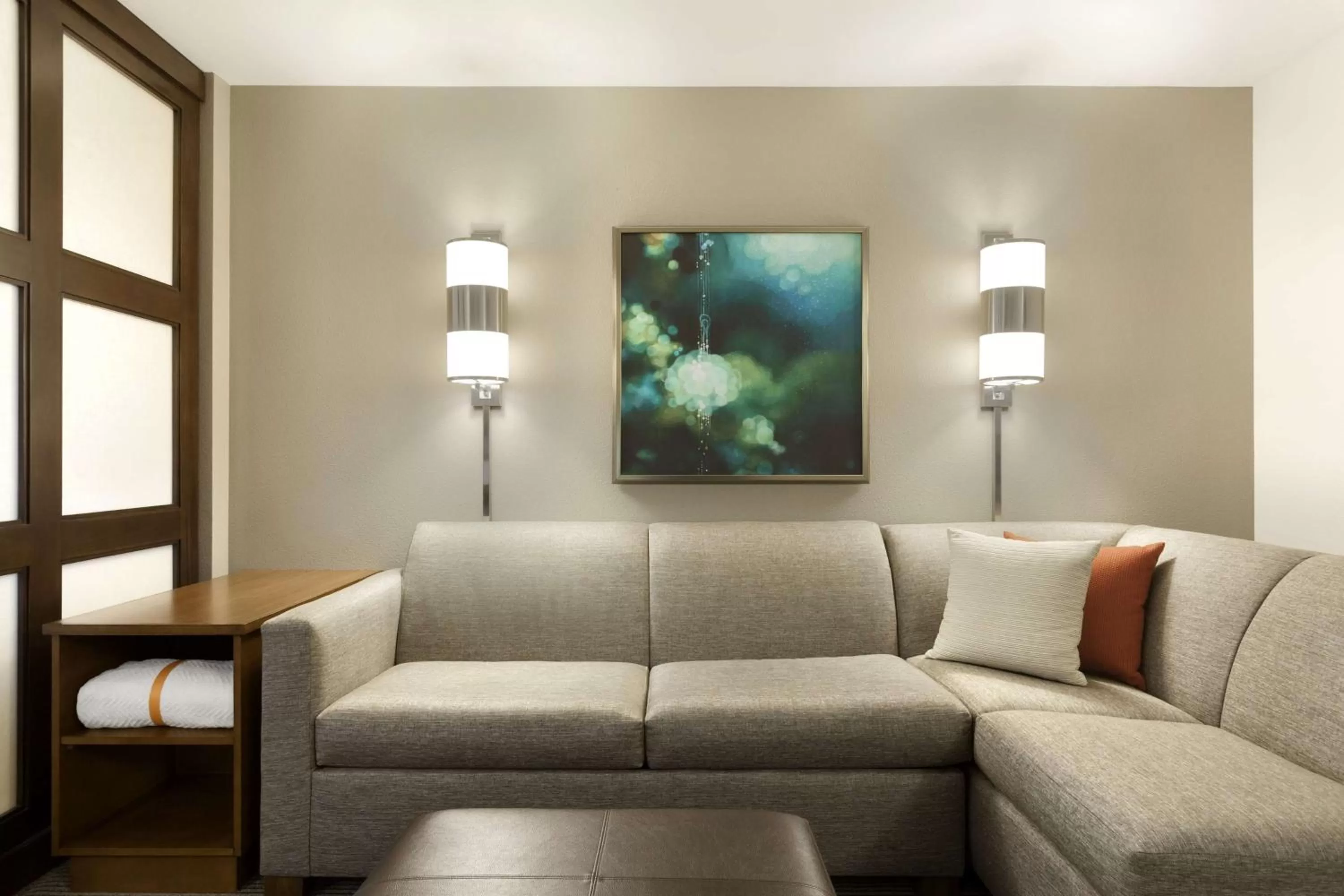 Photo of the whole room in Hyatt Place Portland Airport/Cascade Station