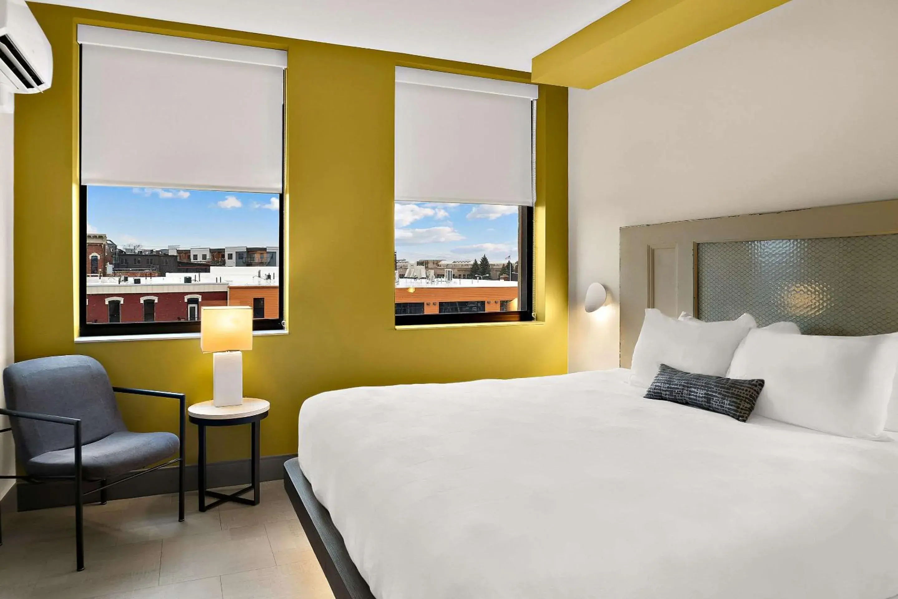 Bedroom, Bed in CityFlatsHotel - Port Huron, Ascend Hotel Collection