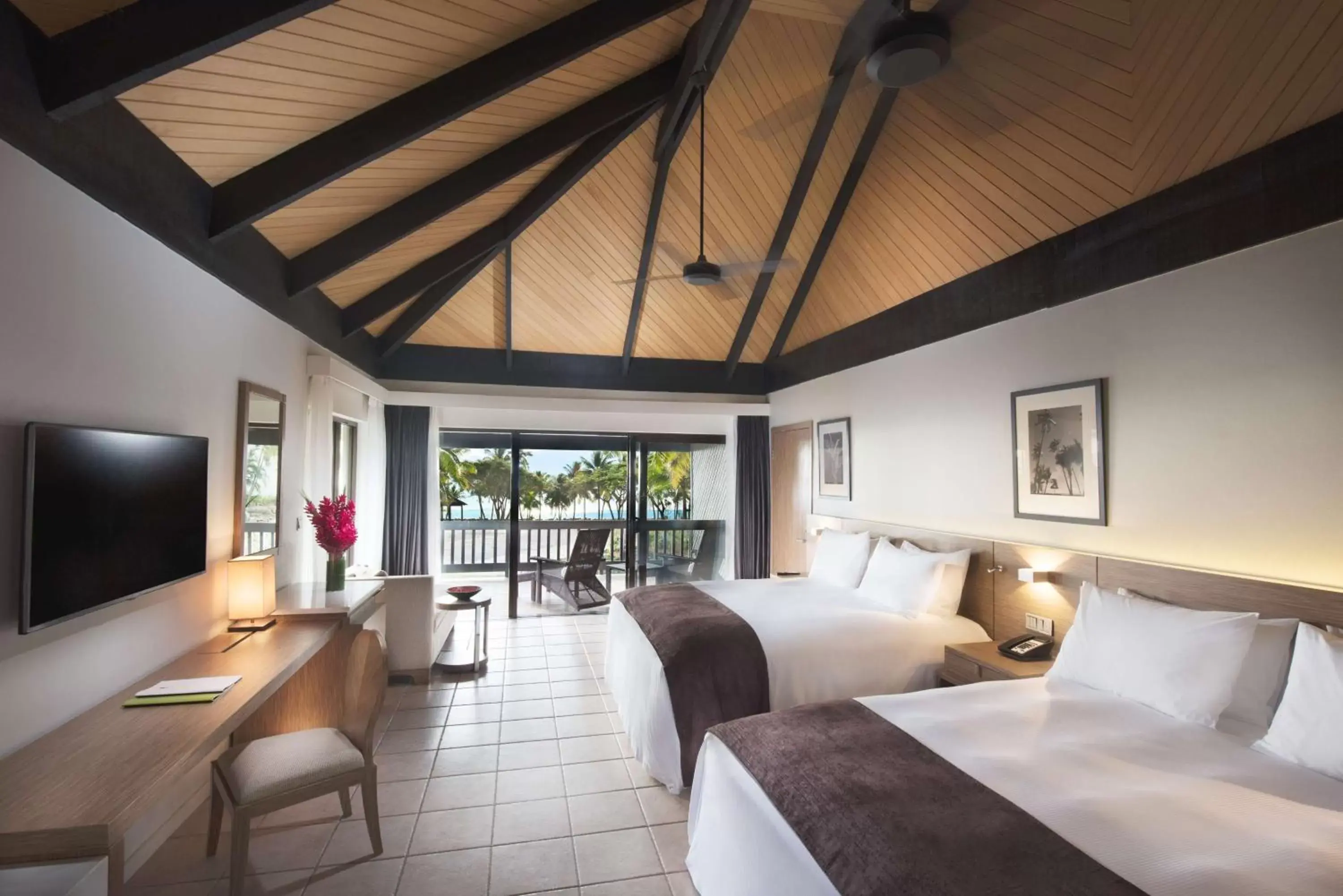 King Room with Two King Beds with Ocean View in DoubleTree by Hilton Fiji - Sonaisali Island King Room with Two King Beds with Ocean View in DoubleTree by Hilton Fiji - Sonaisali Island