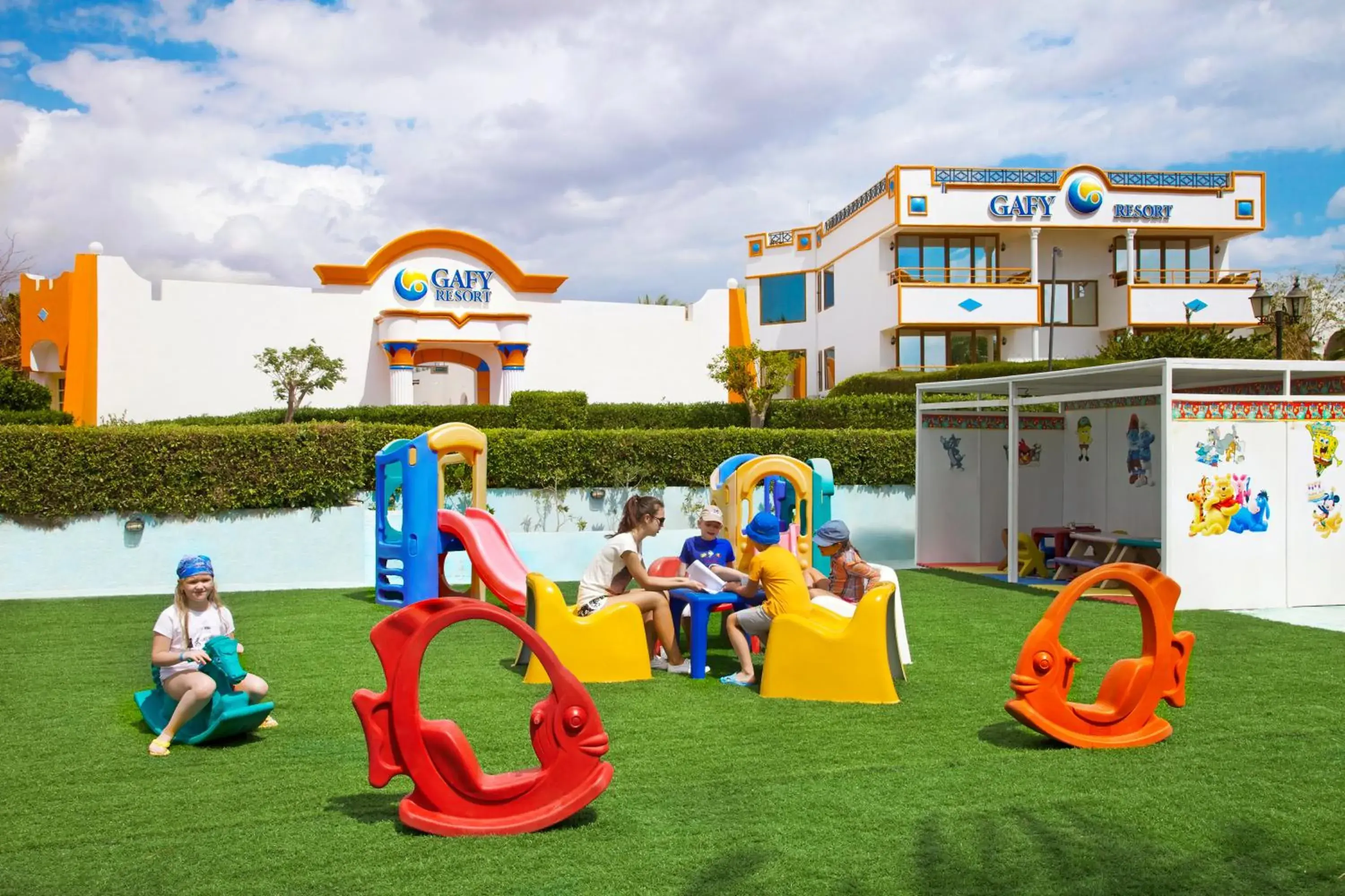 Children play ground, Children's Play Area in Gafy Resort Aqua Park