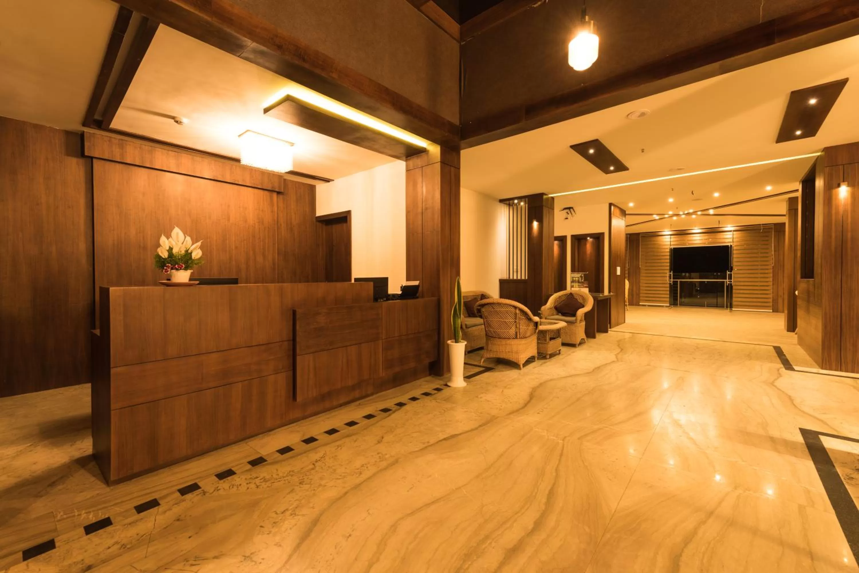 Lobby or reception in Trivers Resort Munnar