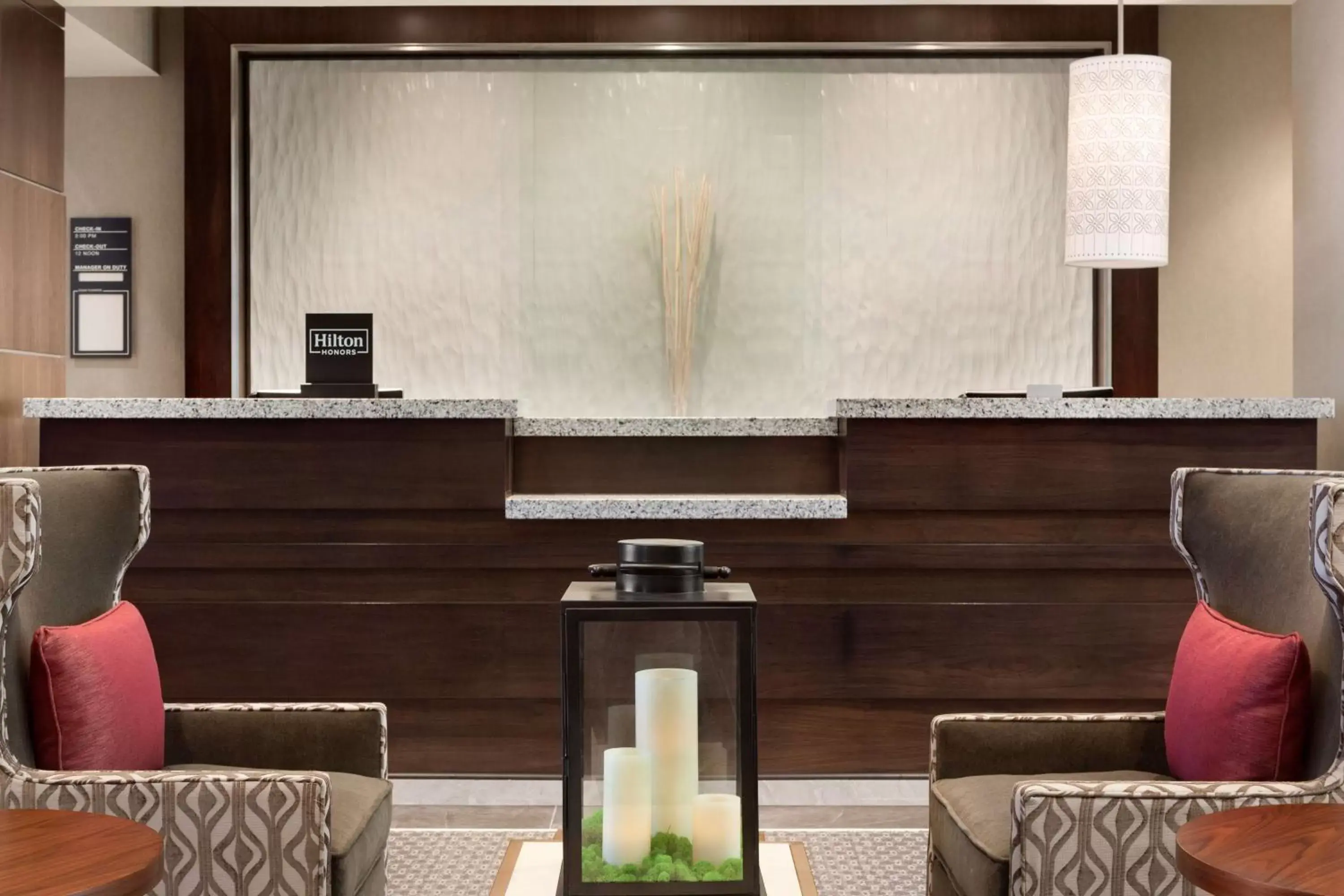 Lobby or reception in Hilton Garden Inn Charlotte Southpark