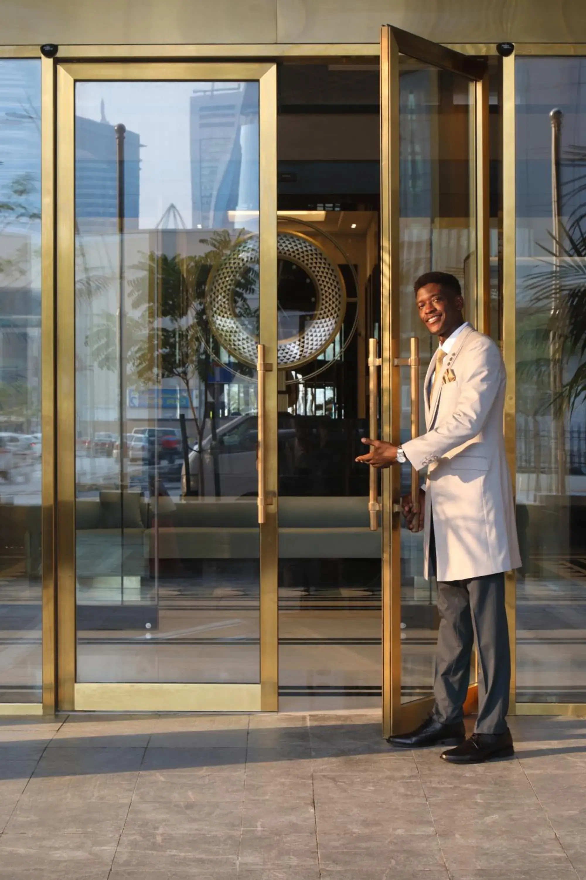 Facade/entrance in Waldorf Astoria Doha West Bay