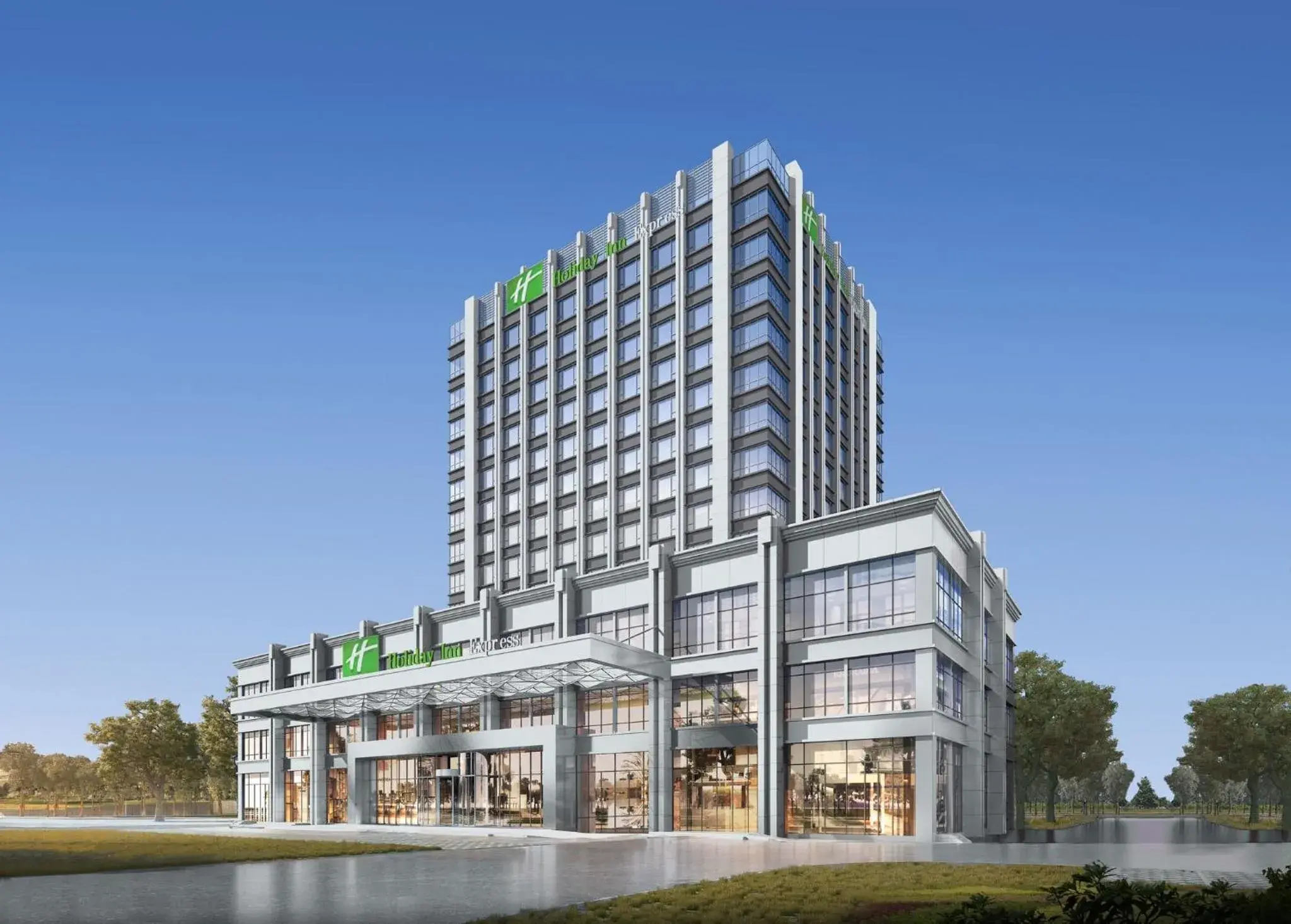 Property Building in Holiday Inn Express Lanzhou New Area, an IHG Hotel
