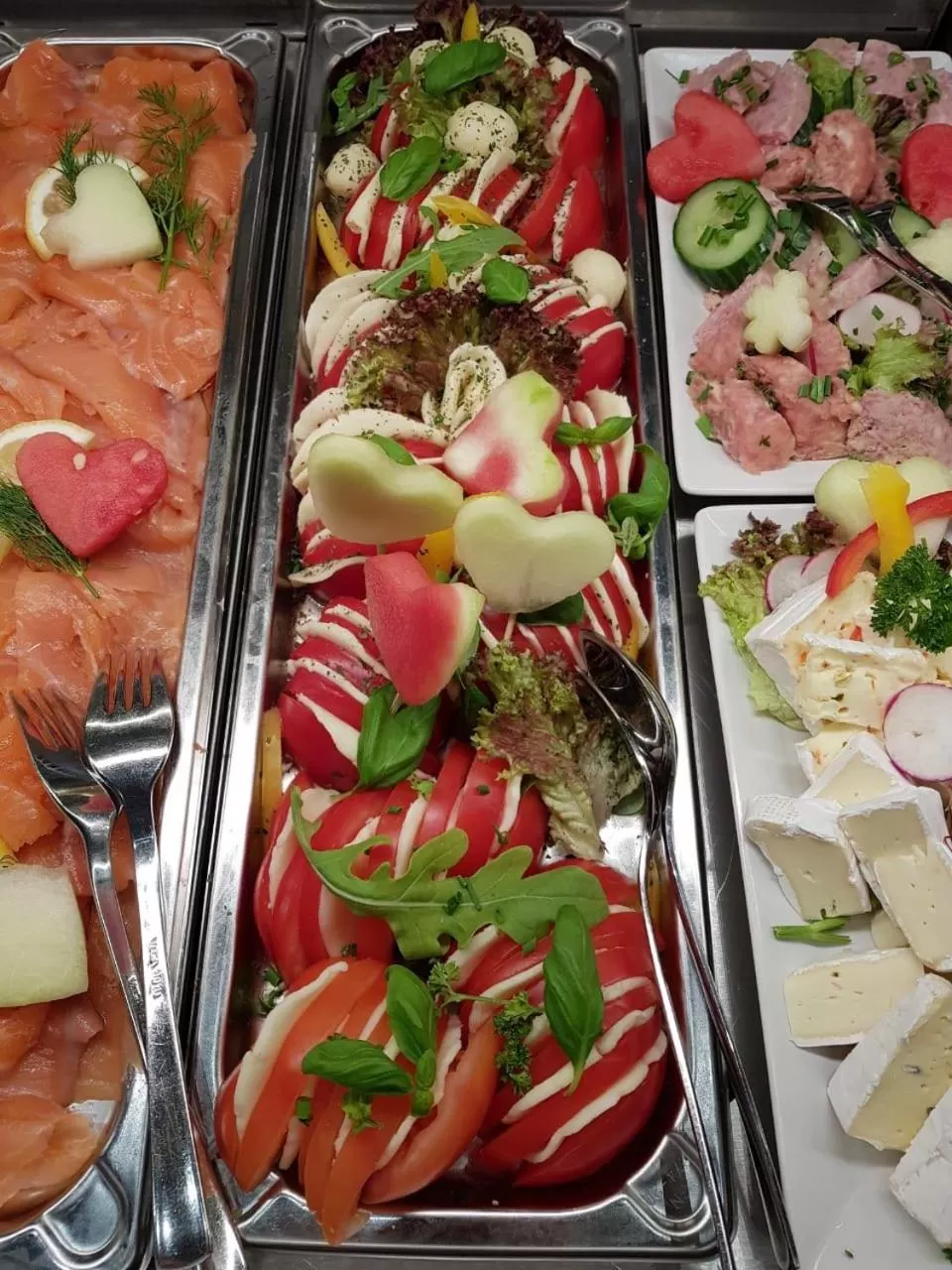 Buffet breakfast in Vital Hotel an der Therme GmbH