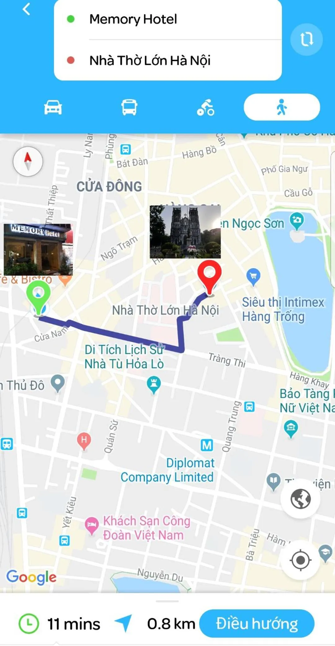 Neighbourhood in Memory Hotel