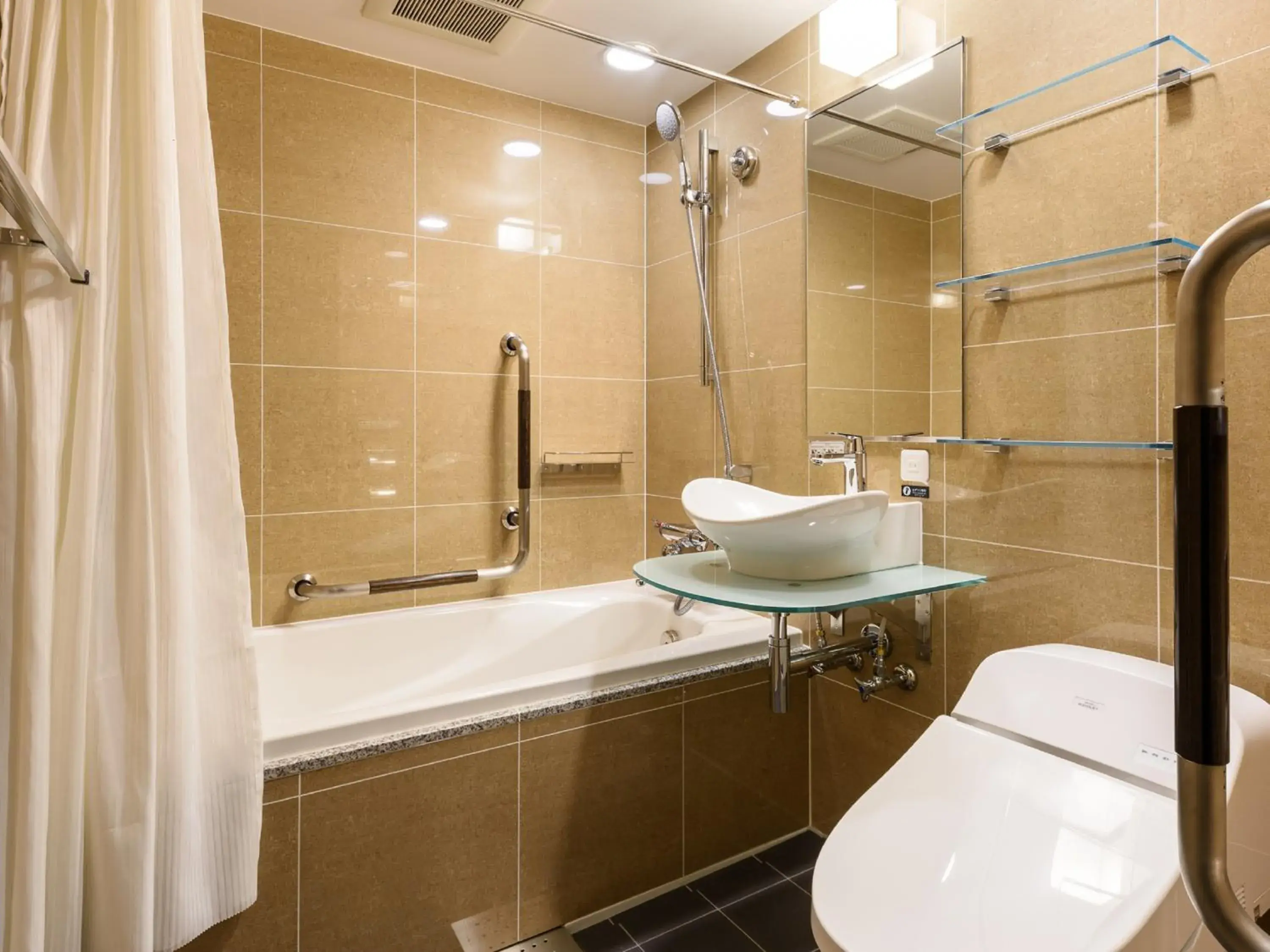 Photo of the whole room, Bathroom in APA Hotel Hatchobori Shintomicho