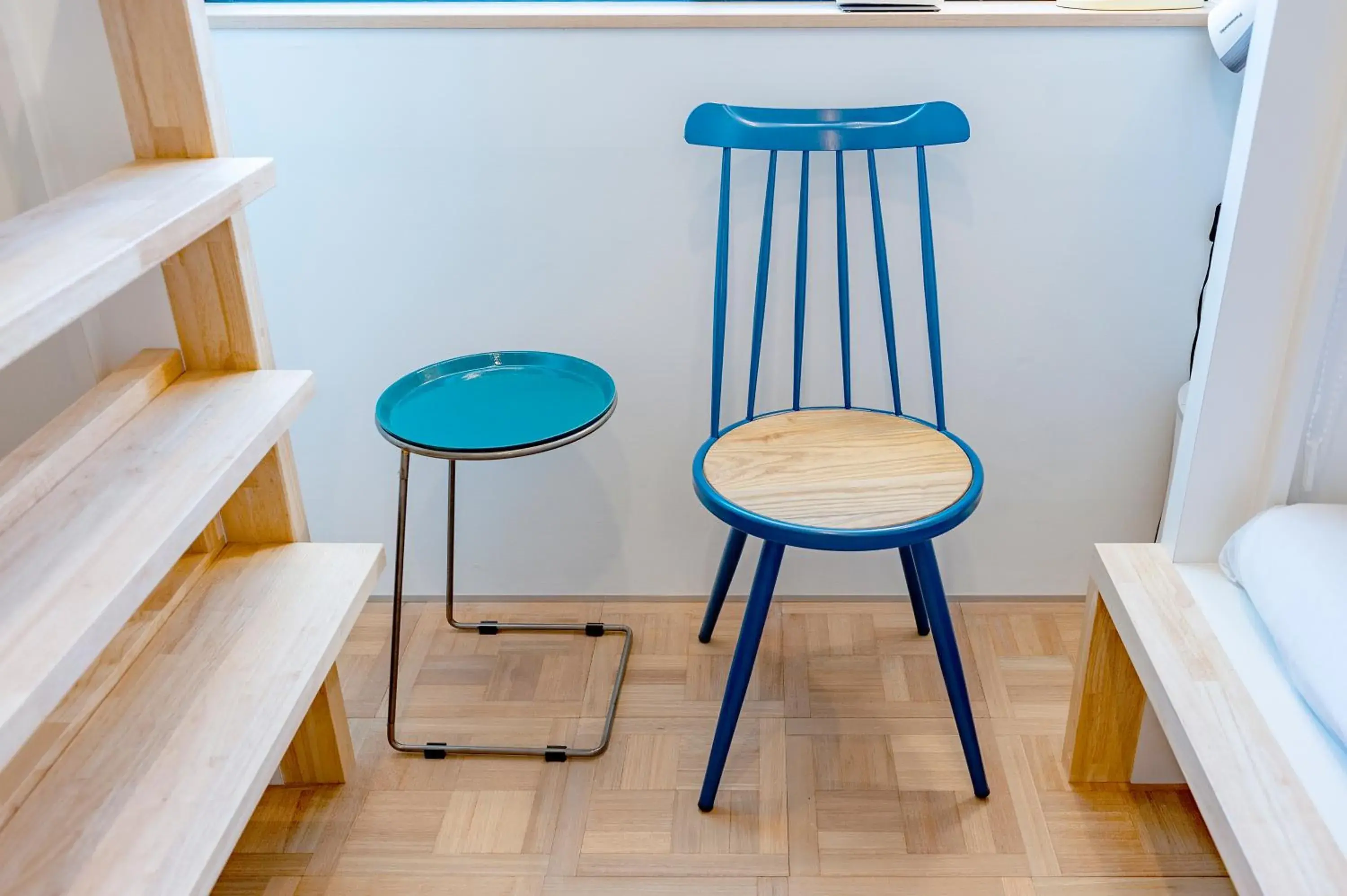 Decorative detail, Seating Area in plat hostel keikyu haneda home