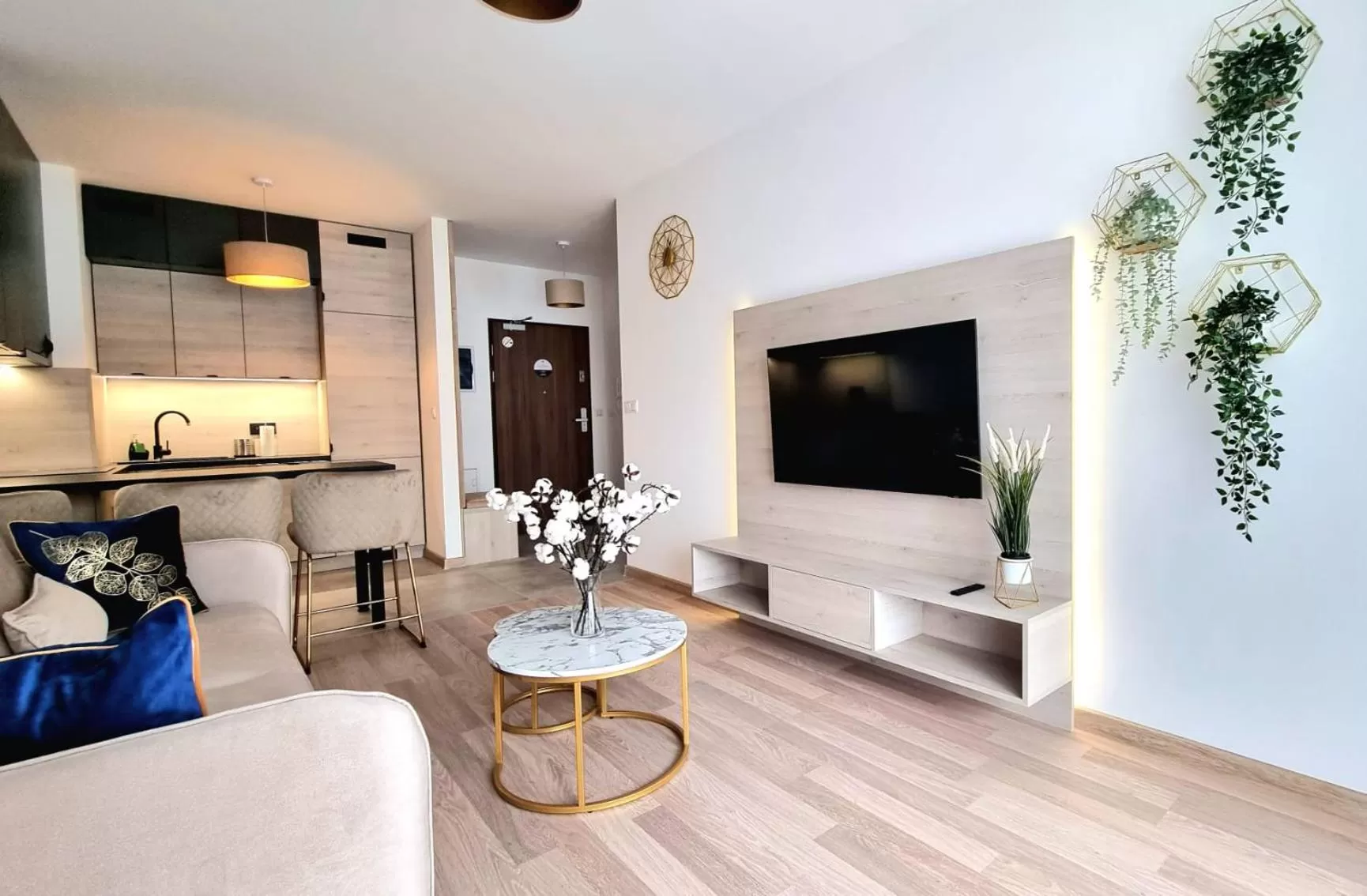 TV and multimedia in NOOK NOOK Apartments Bytkowska 103