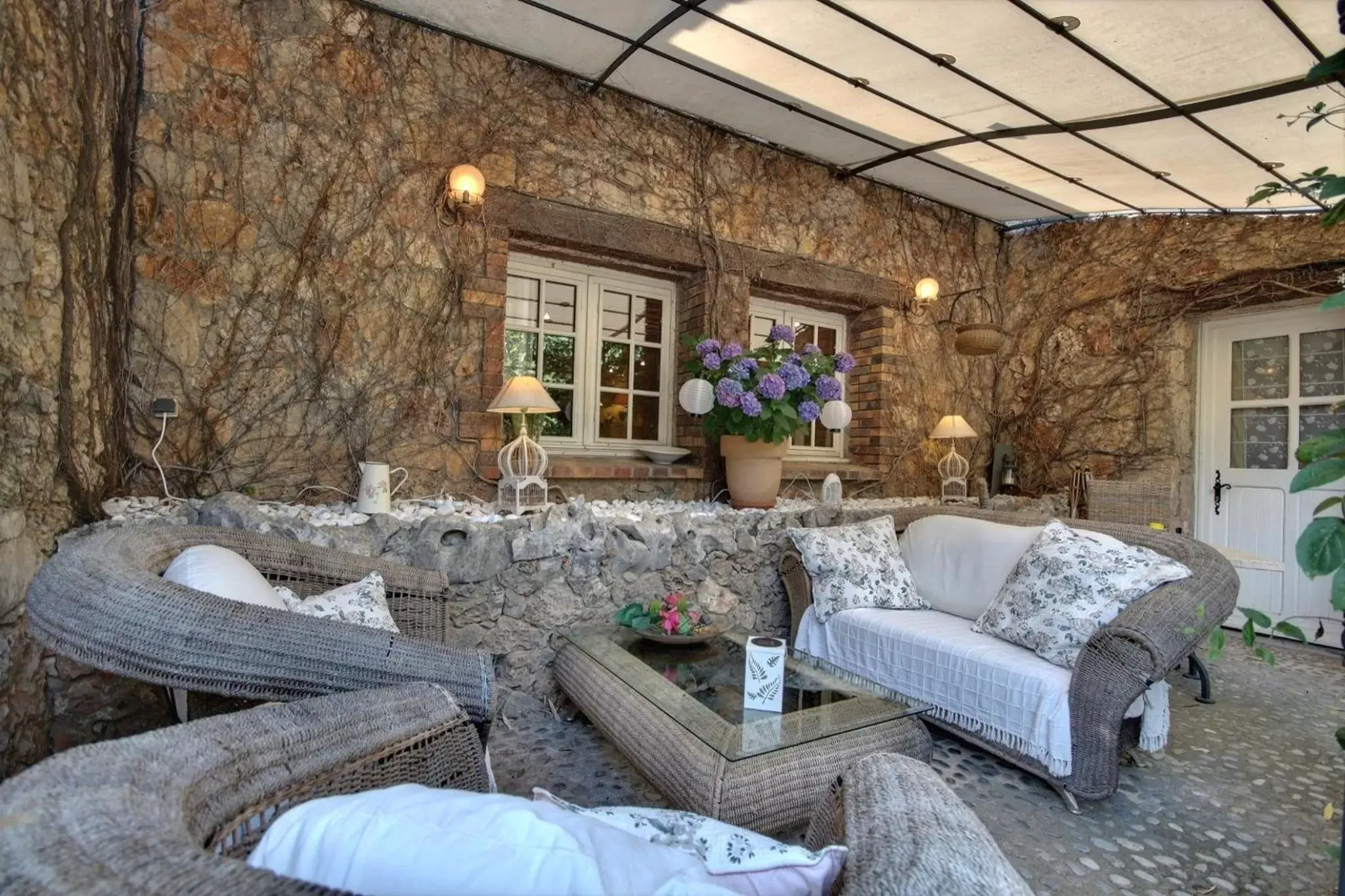 Balcony/Terrace, Seating Area in La Bergerie Du Moulin