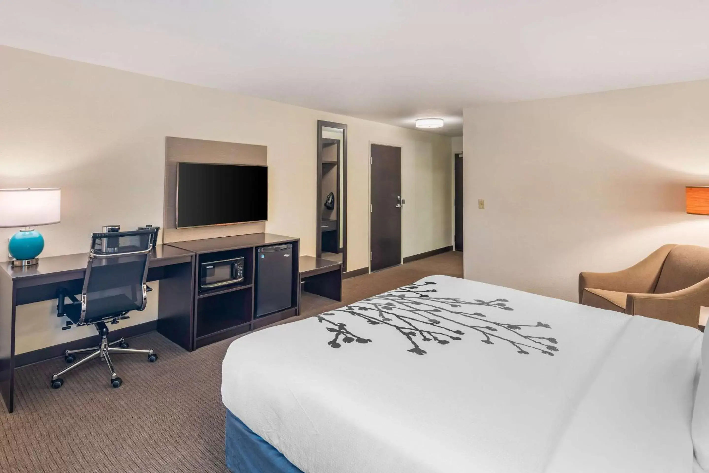 Photo of the whole room, Bed in Sleep Inn Spokane Airport