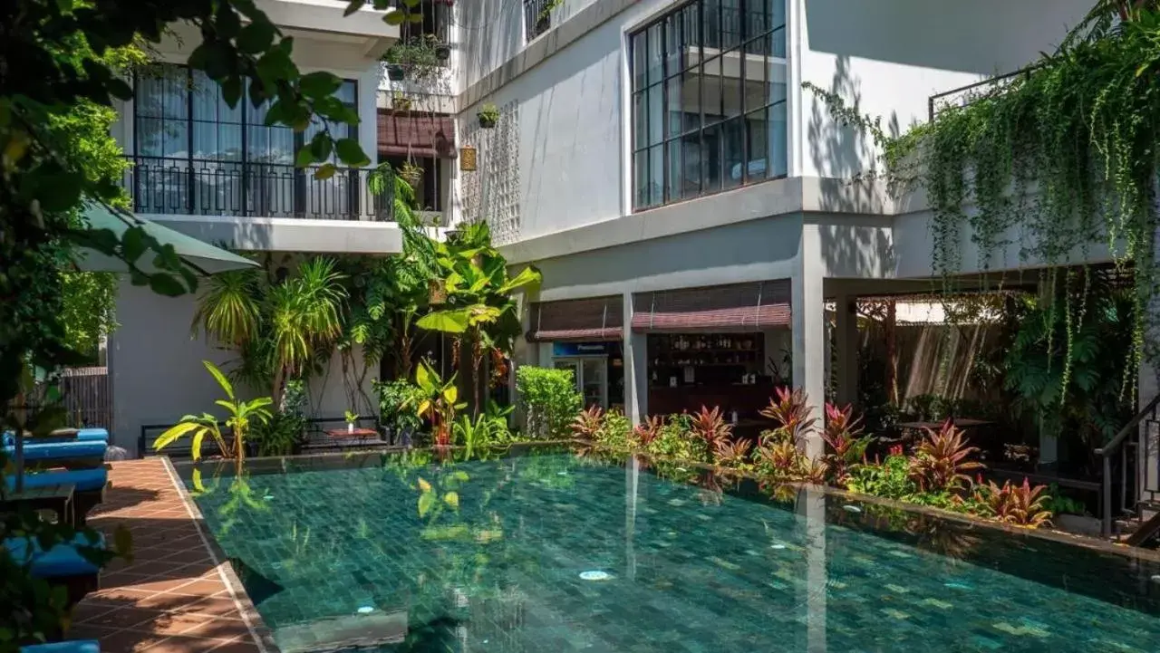 Pool view, Property Building in Vihara Angkor