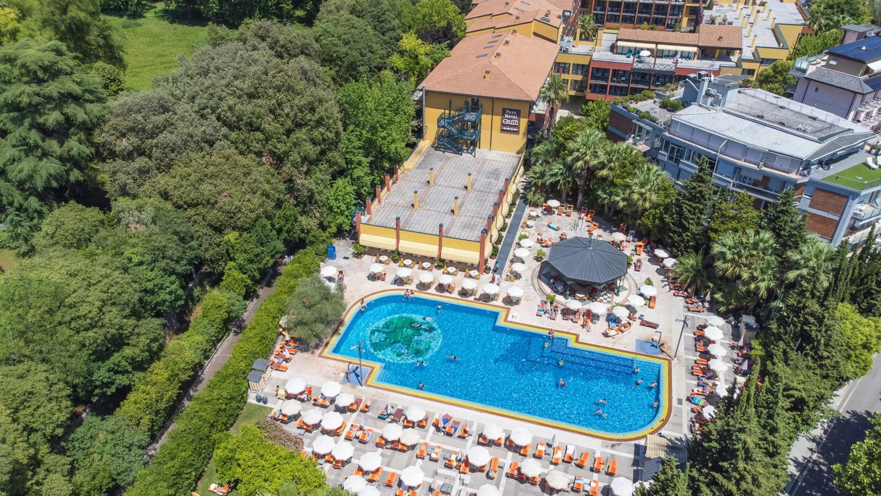 Bird's eye view in Parc Hotel Gritti