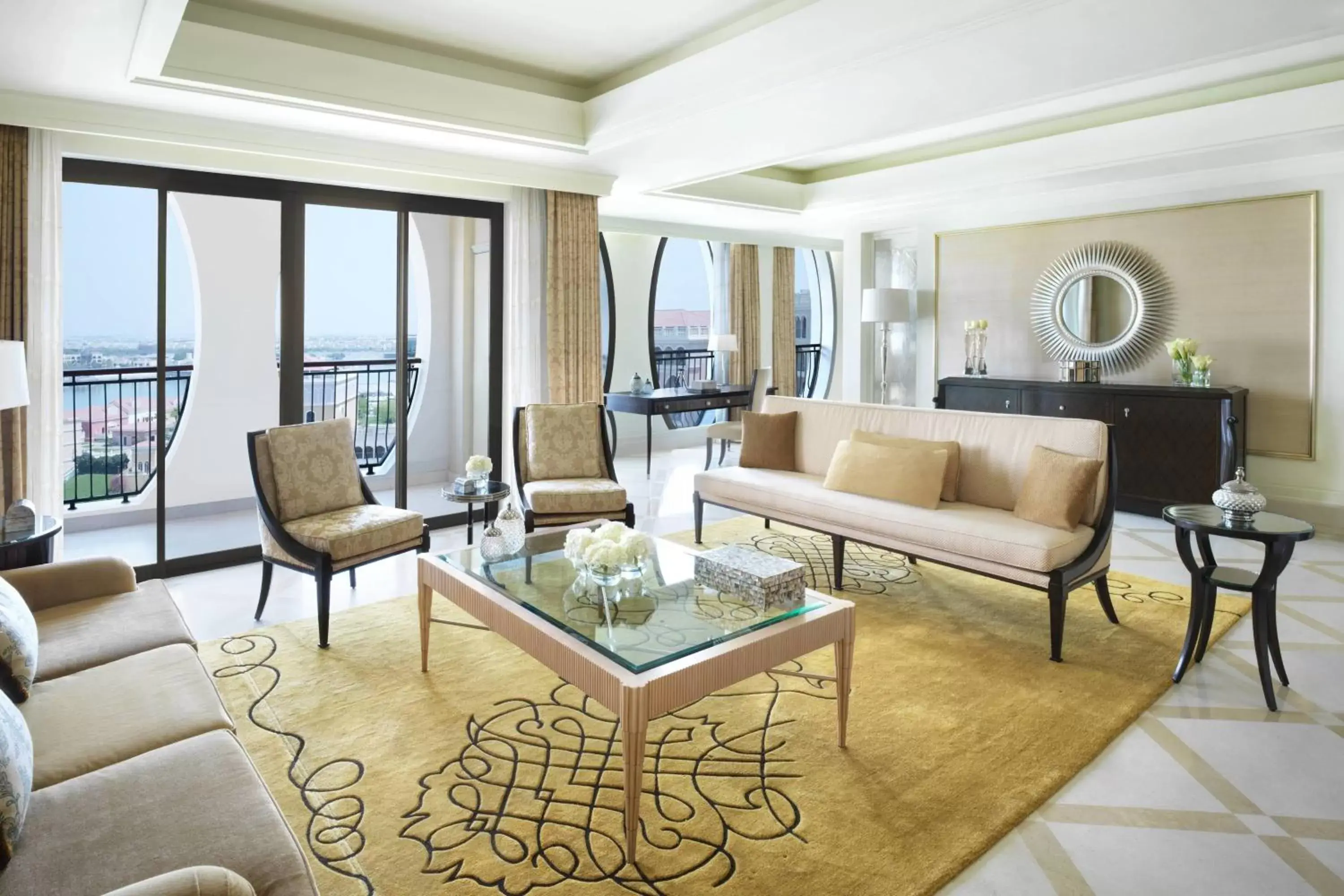 Living room, Seating Area in The Ritz-Carlton Abu Dhabi, Grand Canal