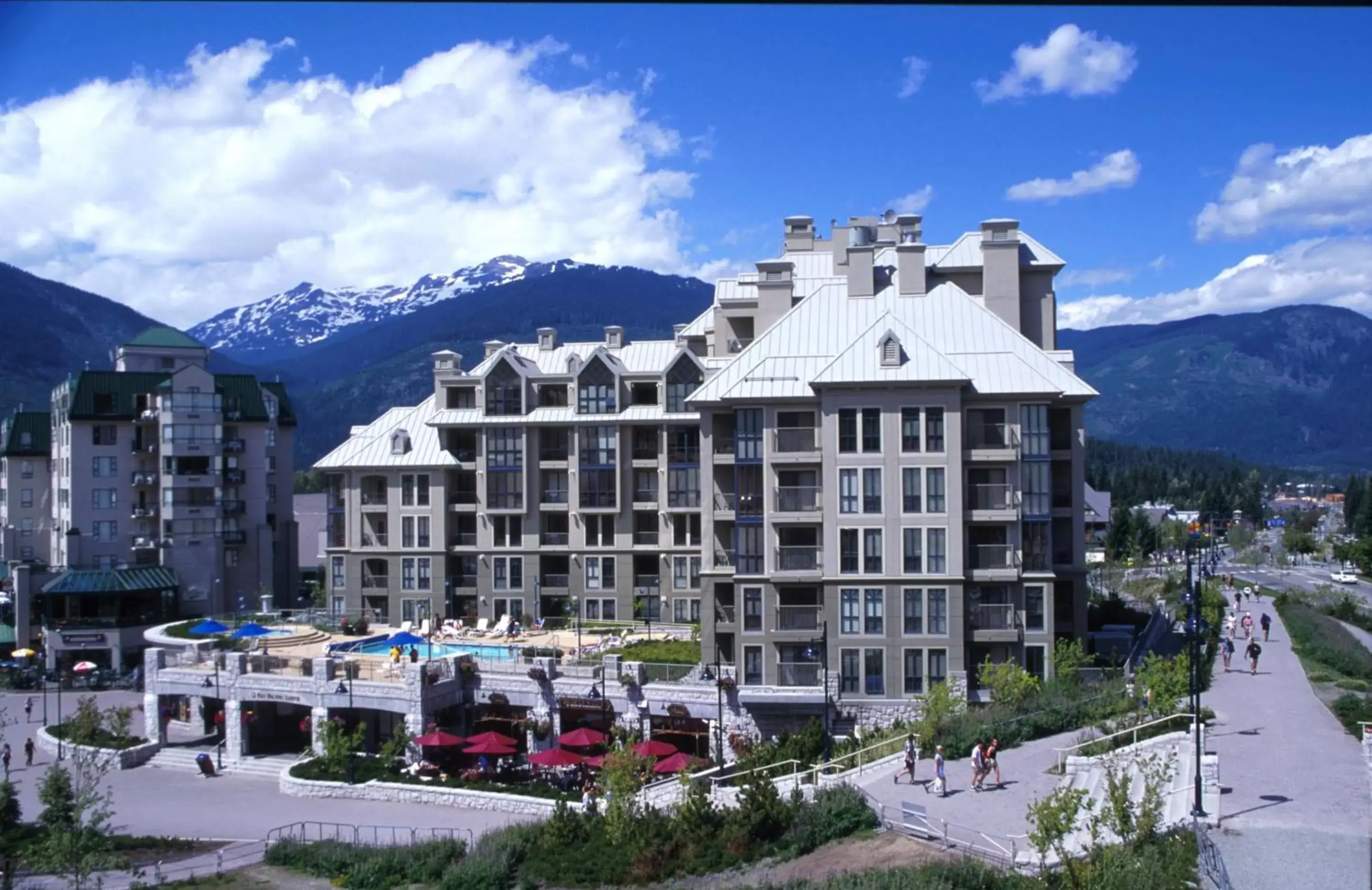 Facade/entrance, Winter in Pan Pacific Whistler Mountainside