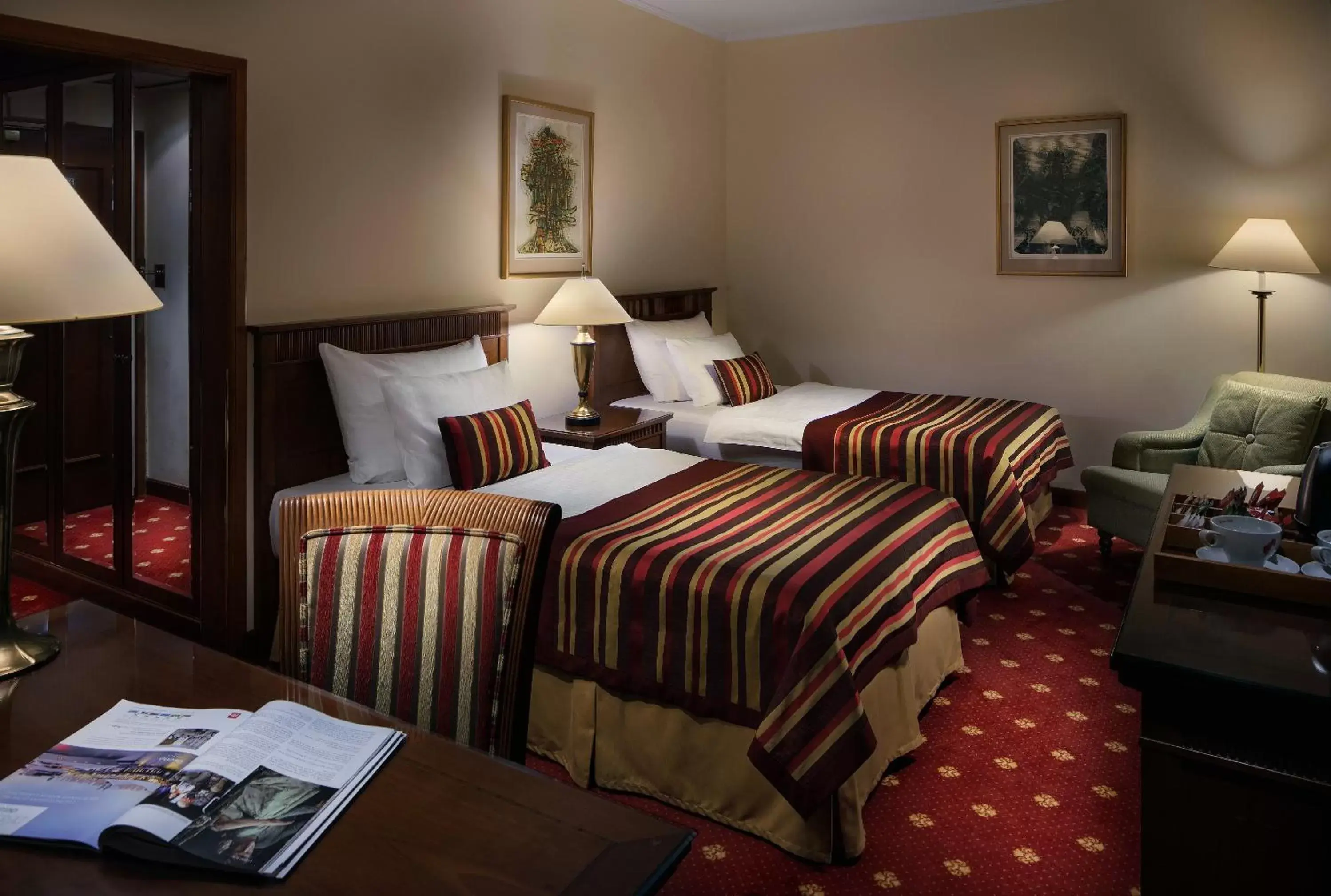 Bedroom, Bed in Art Nouveau Palace Hotel