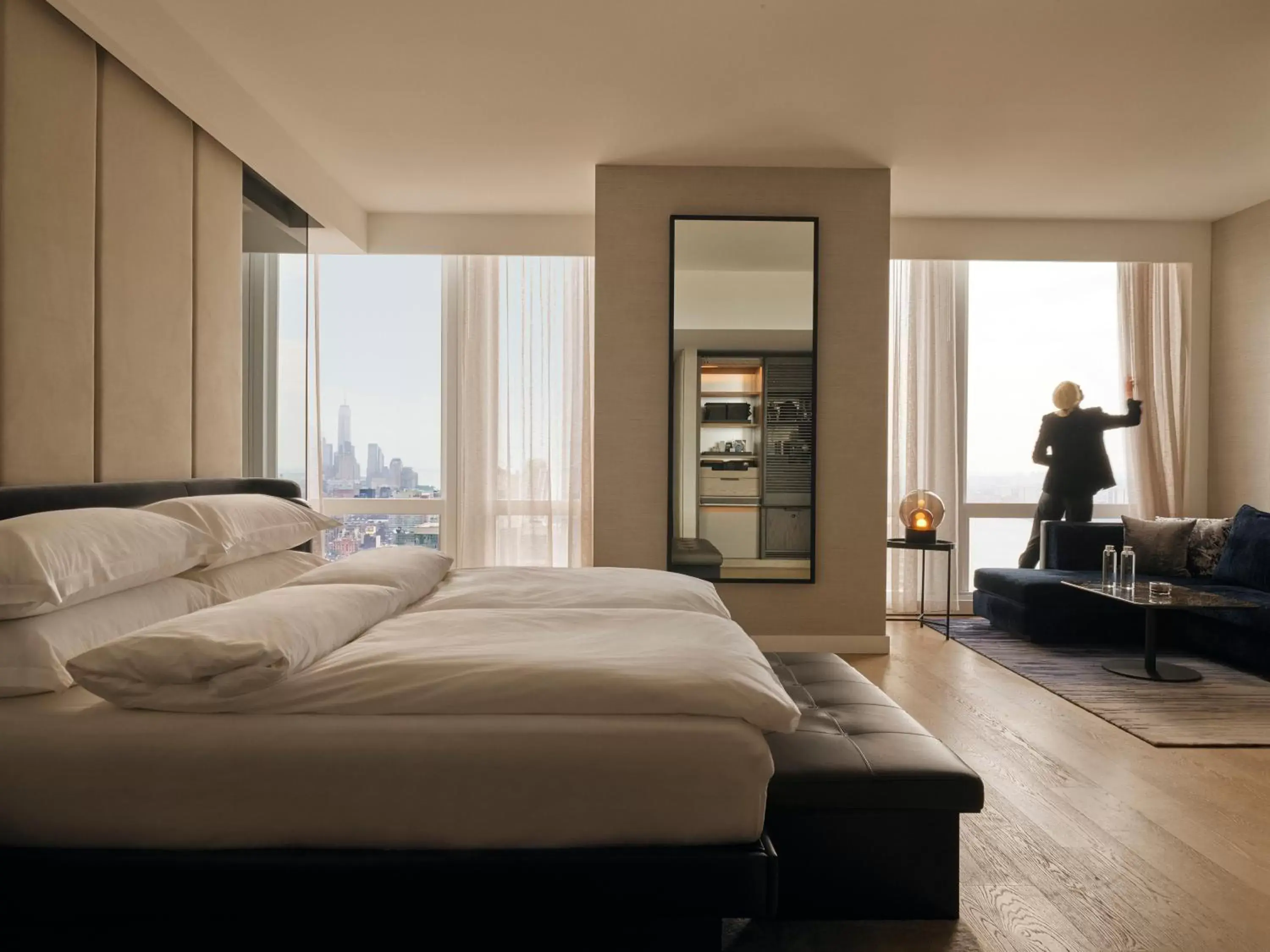 Bedroom in Equinox Hotel Hudson Yards New York City
