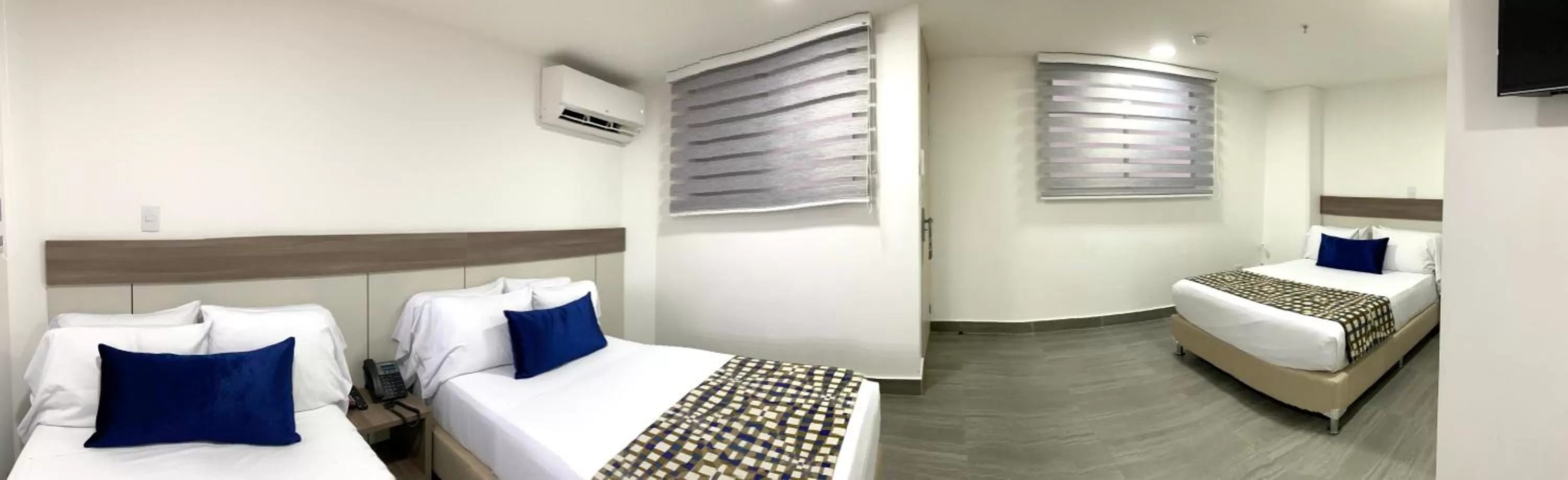 Bed in Seven Inn Hotel