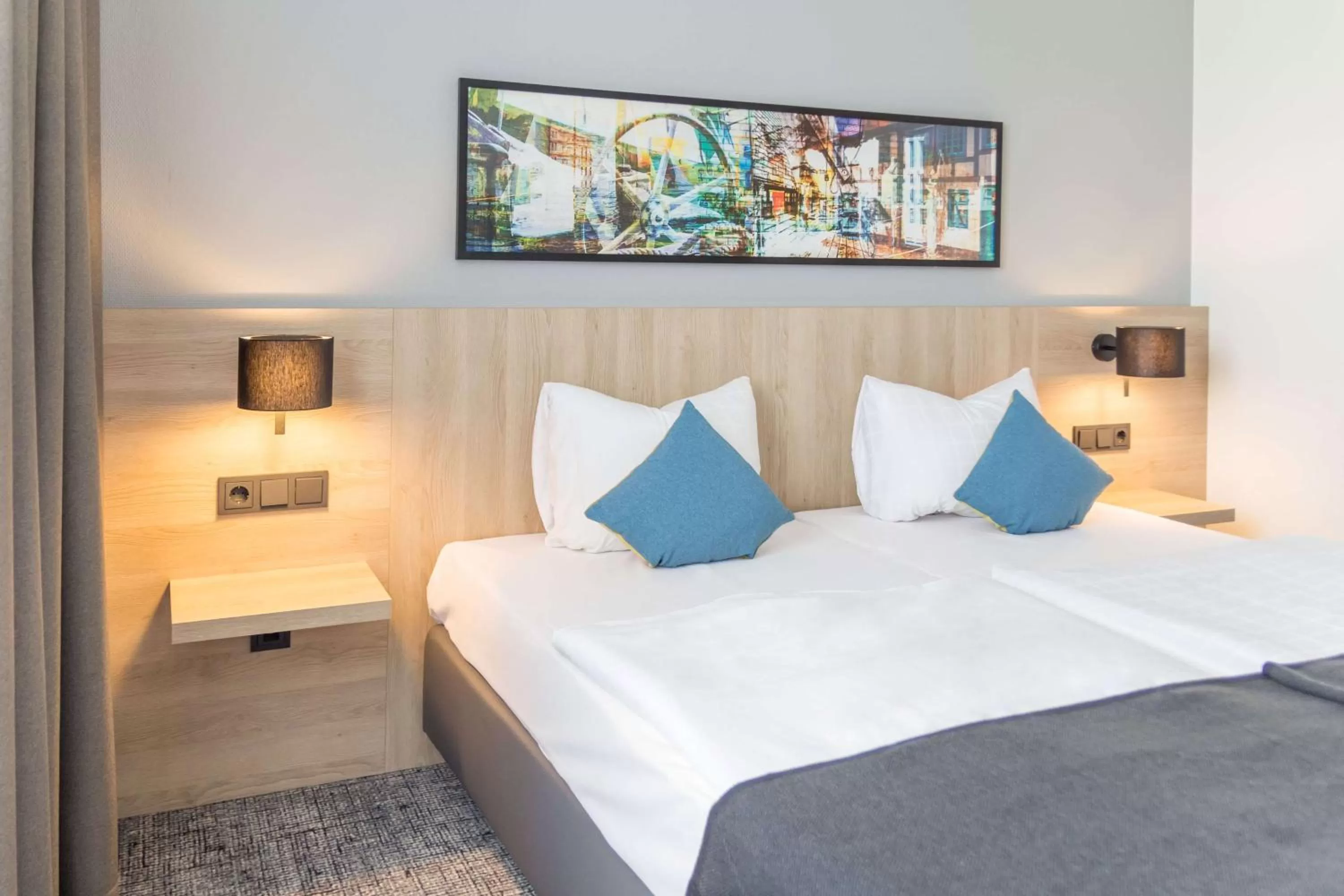 Photo of the whole room, Bed in Ramada by Wyndham Flensburg City