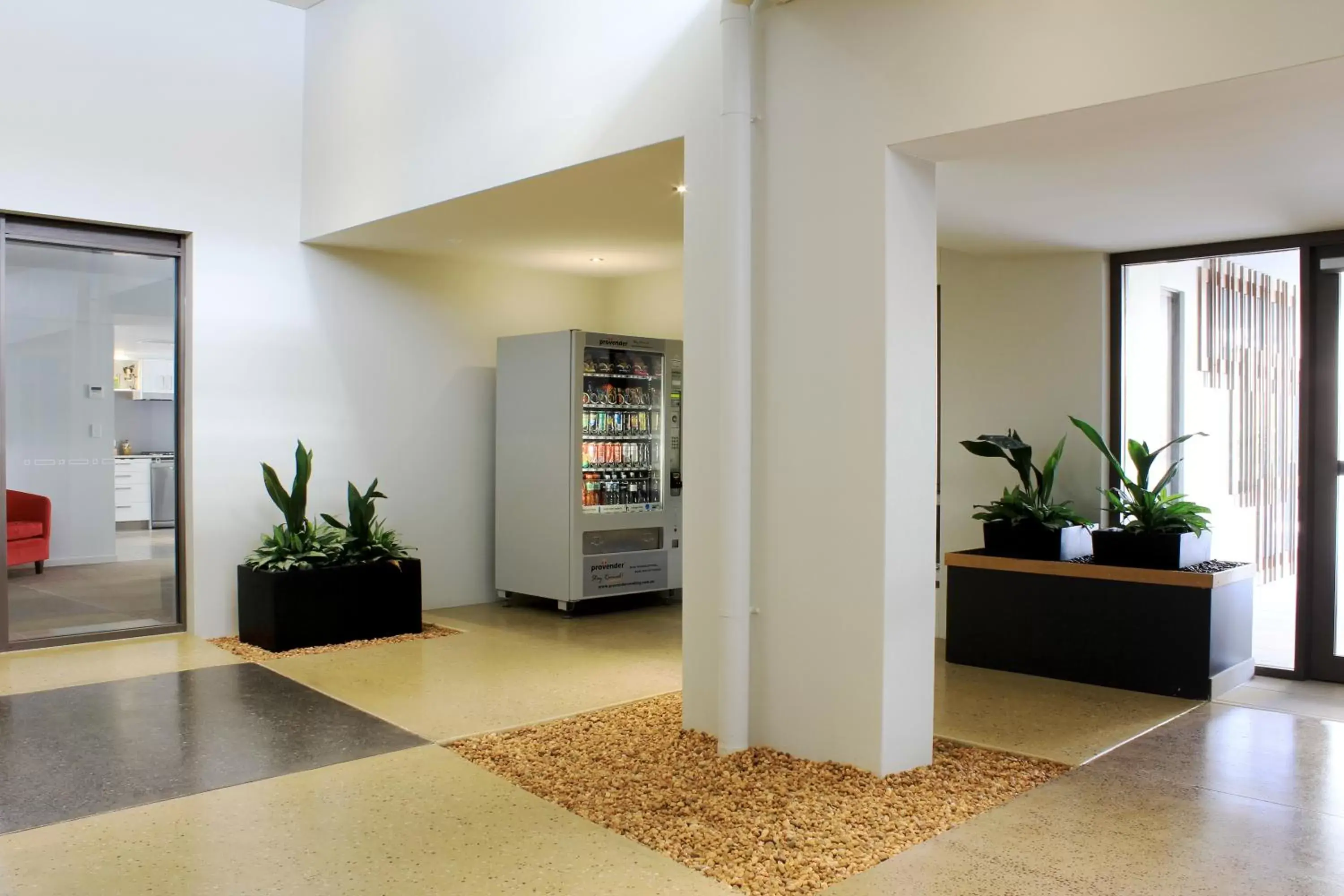 Lobby or reception in Essence Apartments Chermside Lobby or reception in Essence Apartments Chermside