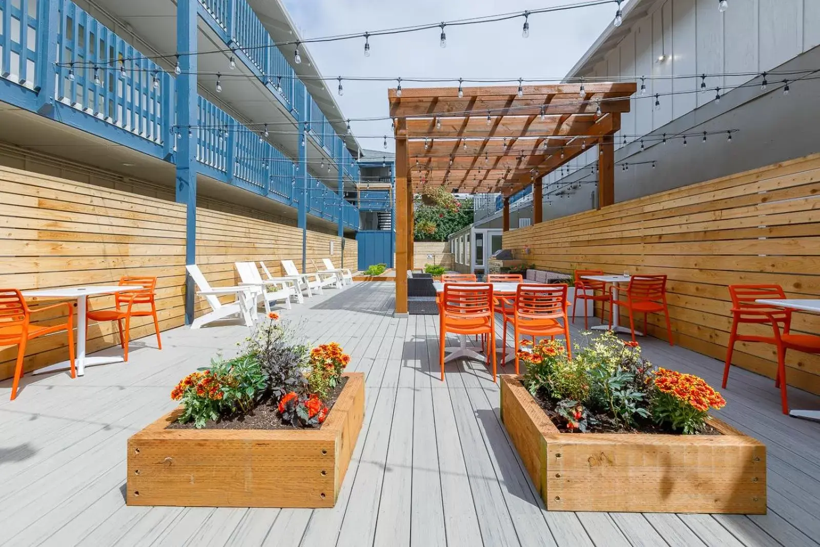 Patio in Surfland Hotel