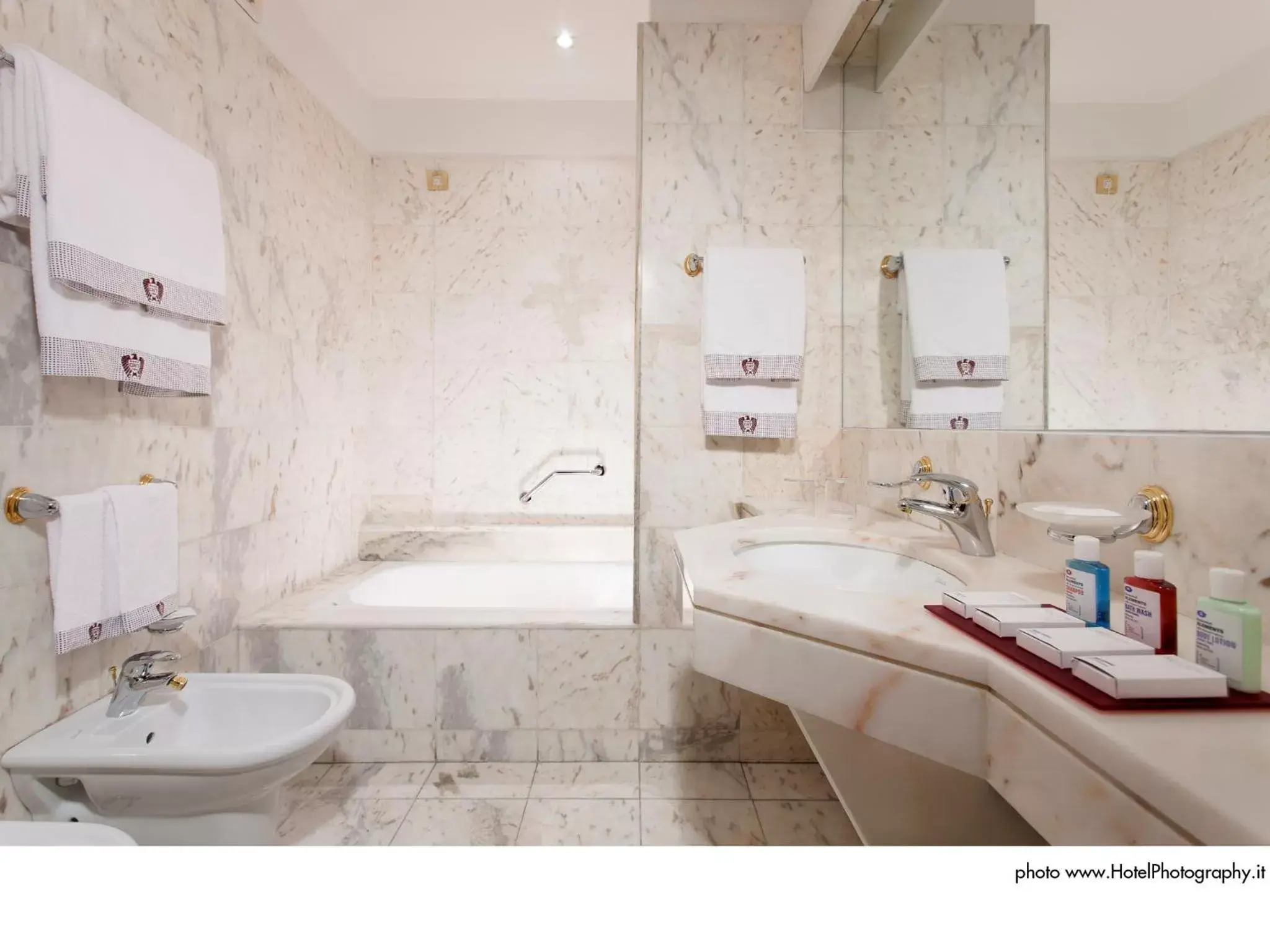 Bathroom in Grand Hotel Trento