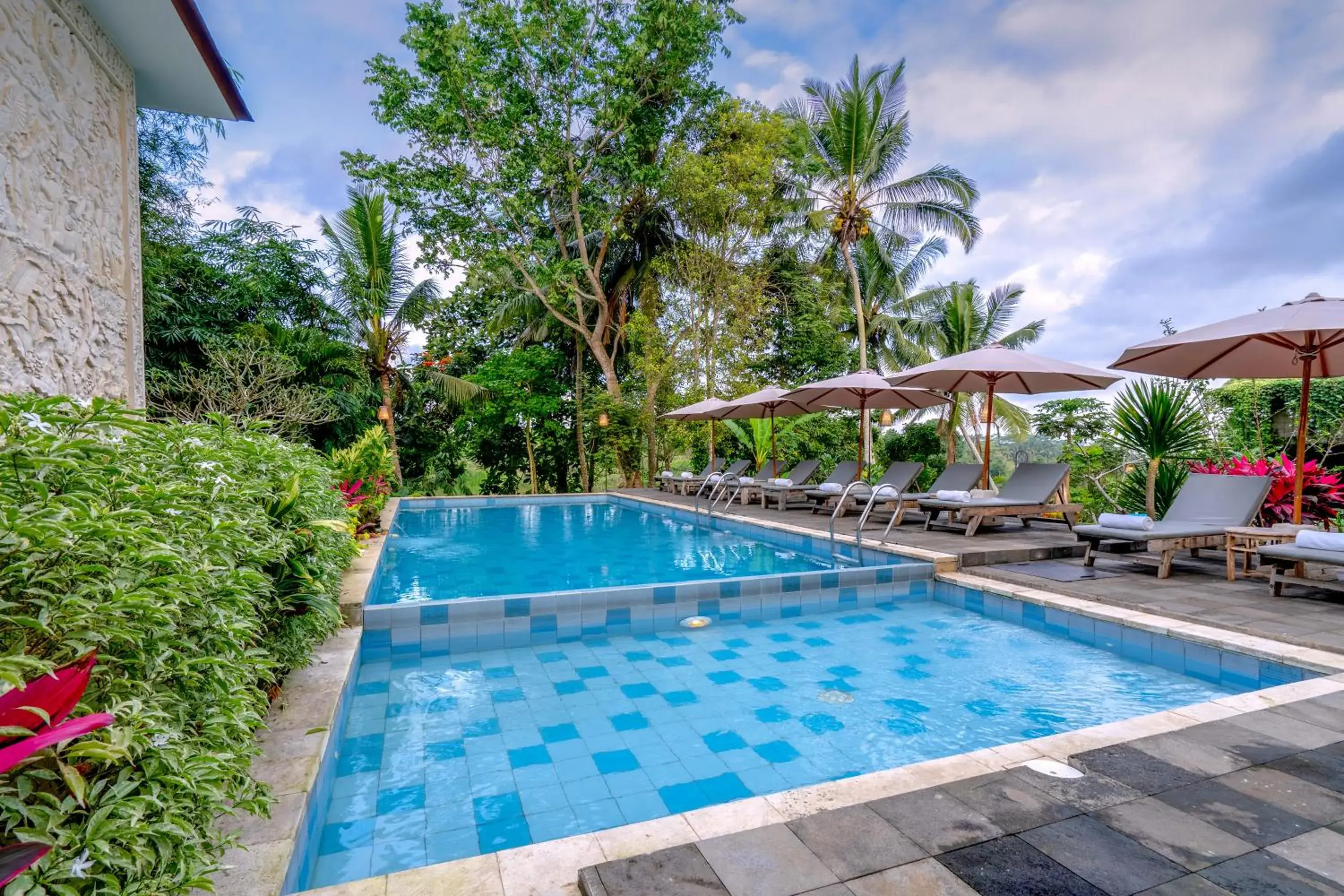 Pool view, Swimming Pool in Ashoka Tree Resort at Tanggayuda