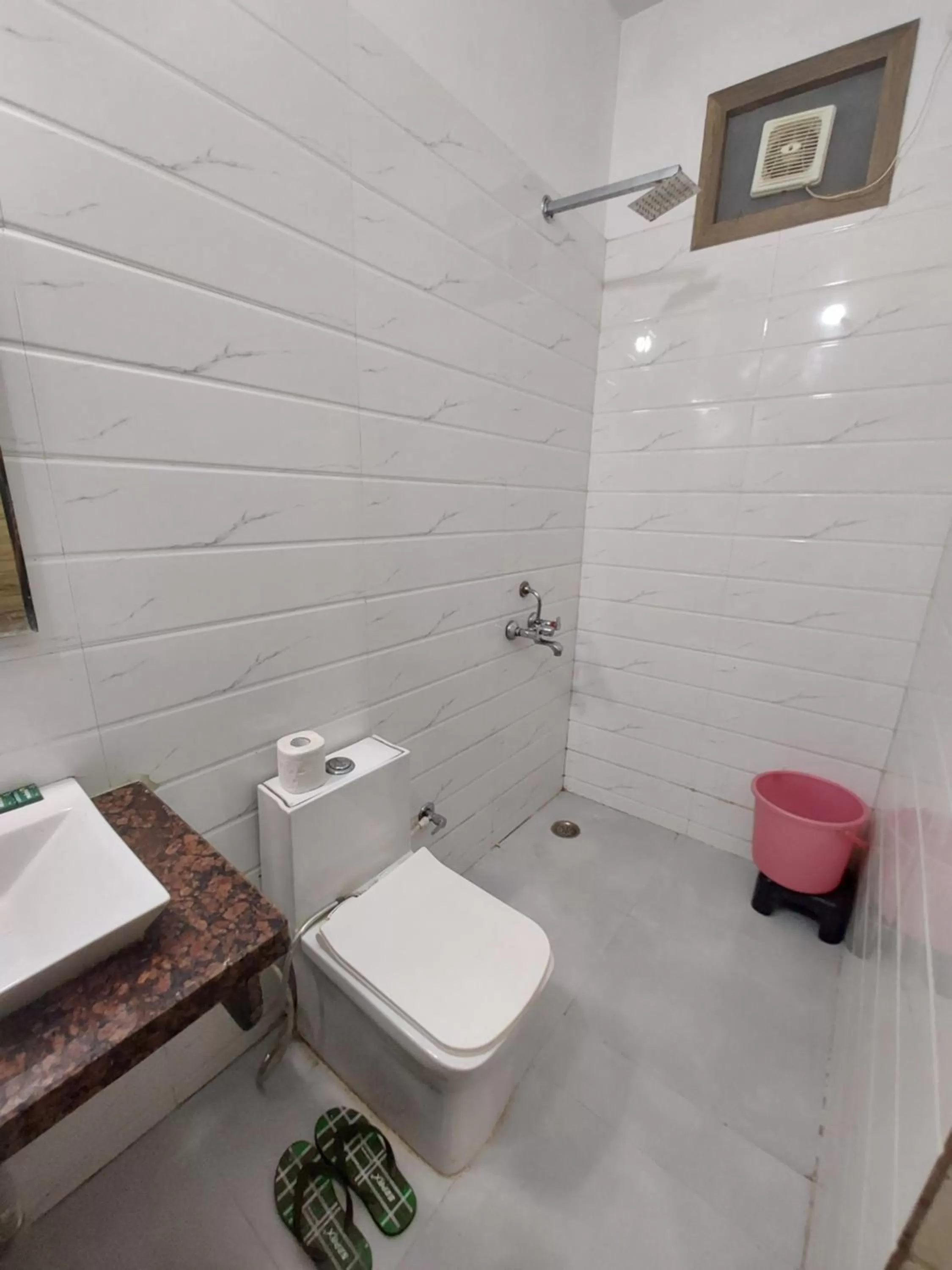 Toilet in Taj Nice Point Manage by Taj Sunrise Group