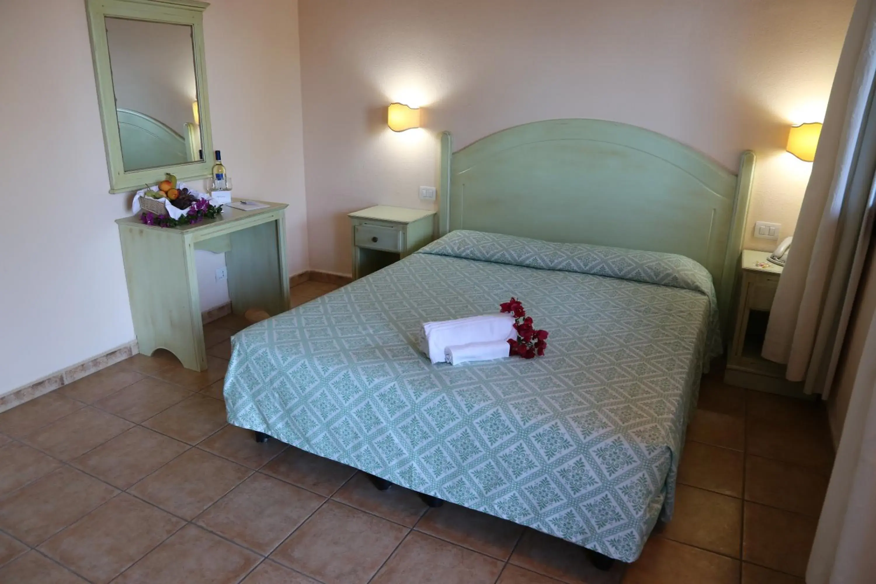 Bed in Club Esse Cala Gonone Bed in Club Esse Cala Gonone