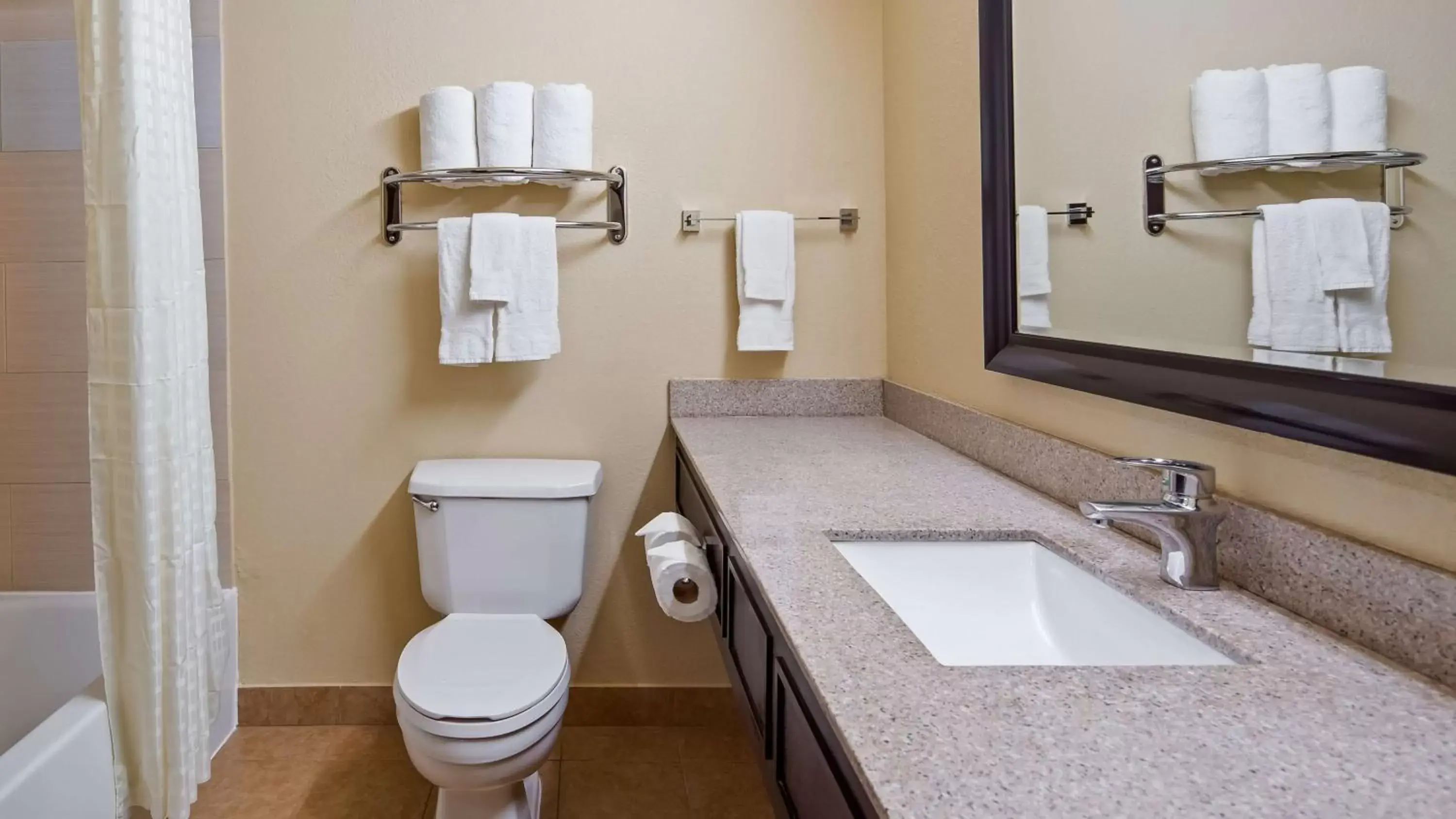 Bathroom in Best Western Plus Addison/Dallas Hotel