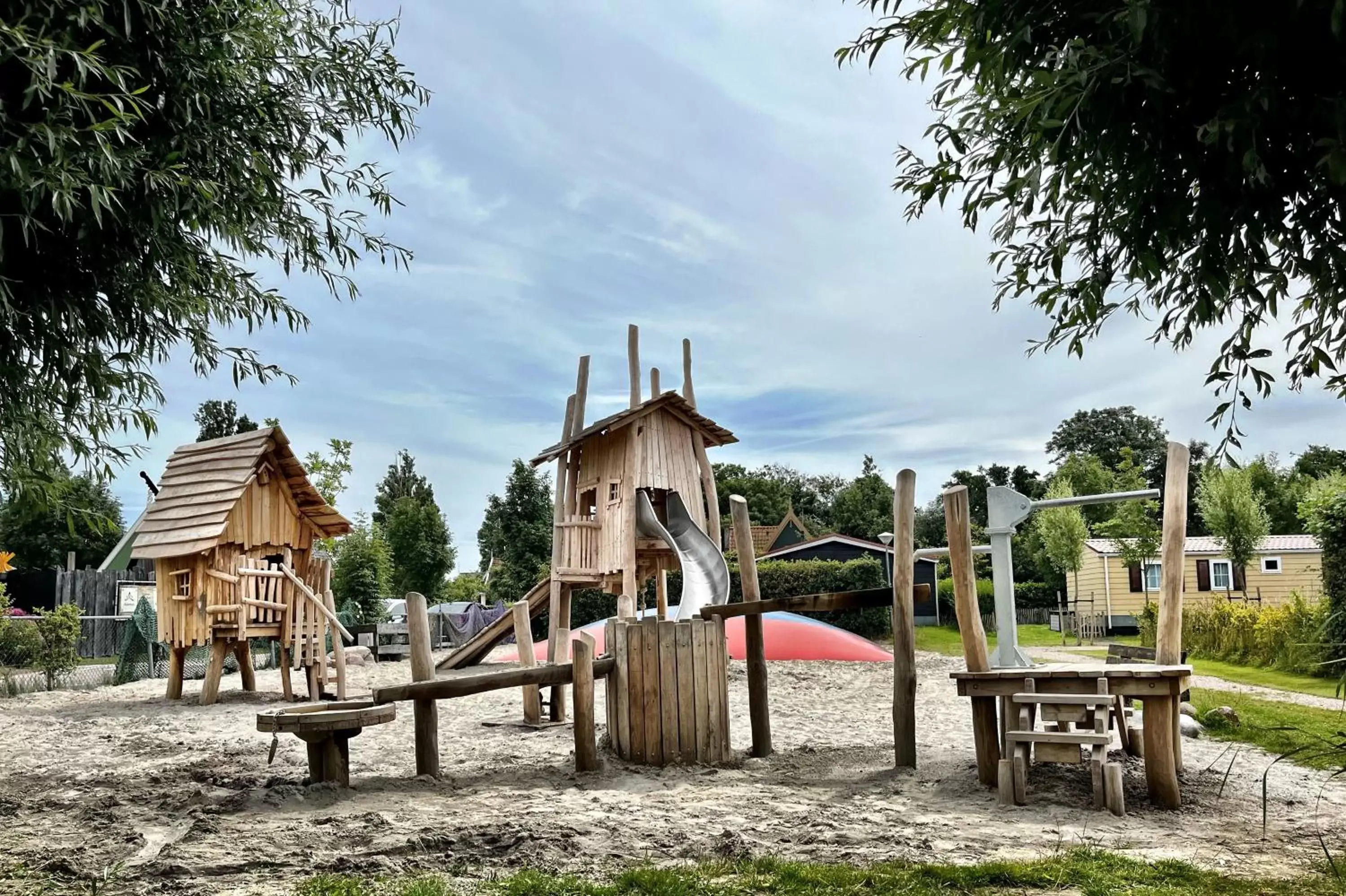 Children play ground in Recreatiepark Wiringherlant