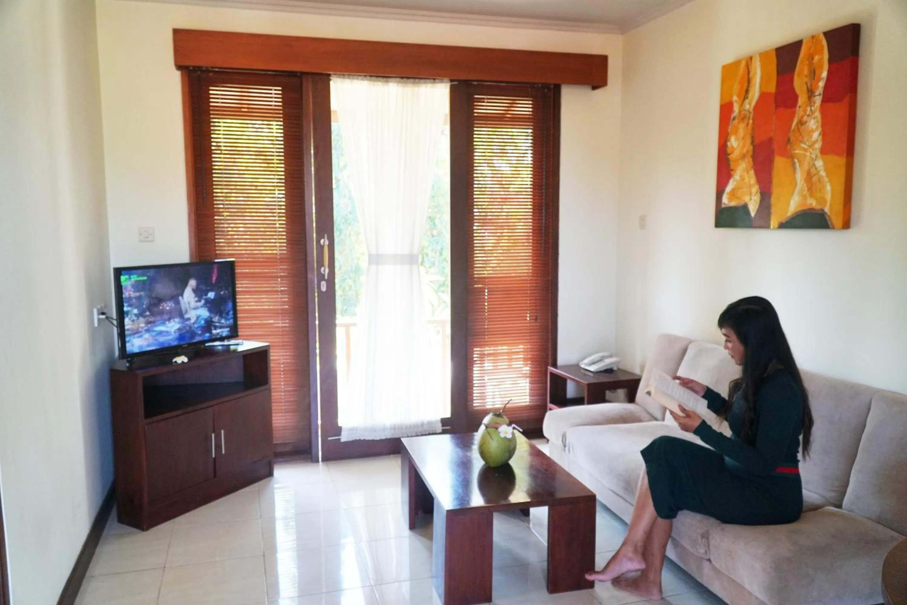 Living room in Sekuta Condo Suites