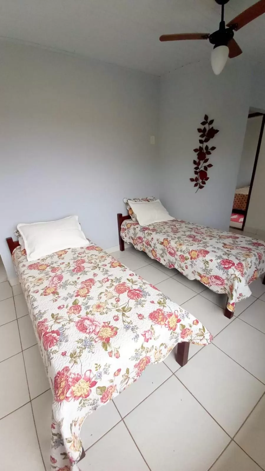 Bed in Pousada Recanto Das Emerências