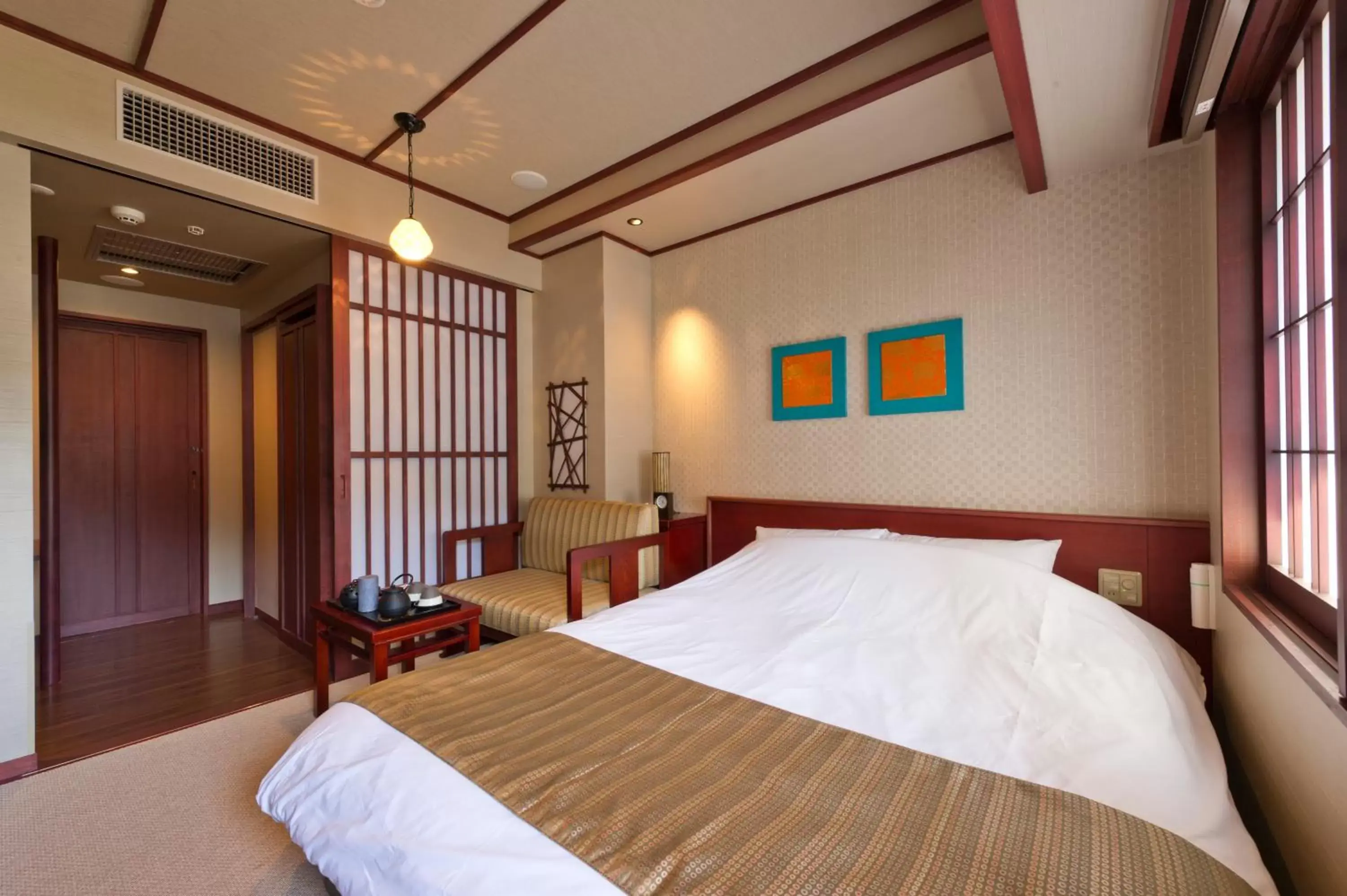 Photo of the whole room, Bed in Kadensho, Arashiyama Onsen, Kyoto - Kyoritsu Resort