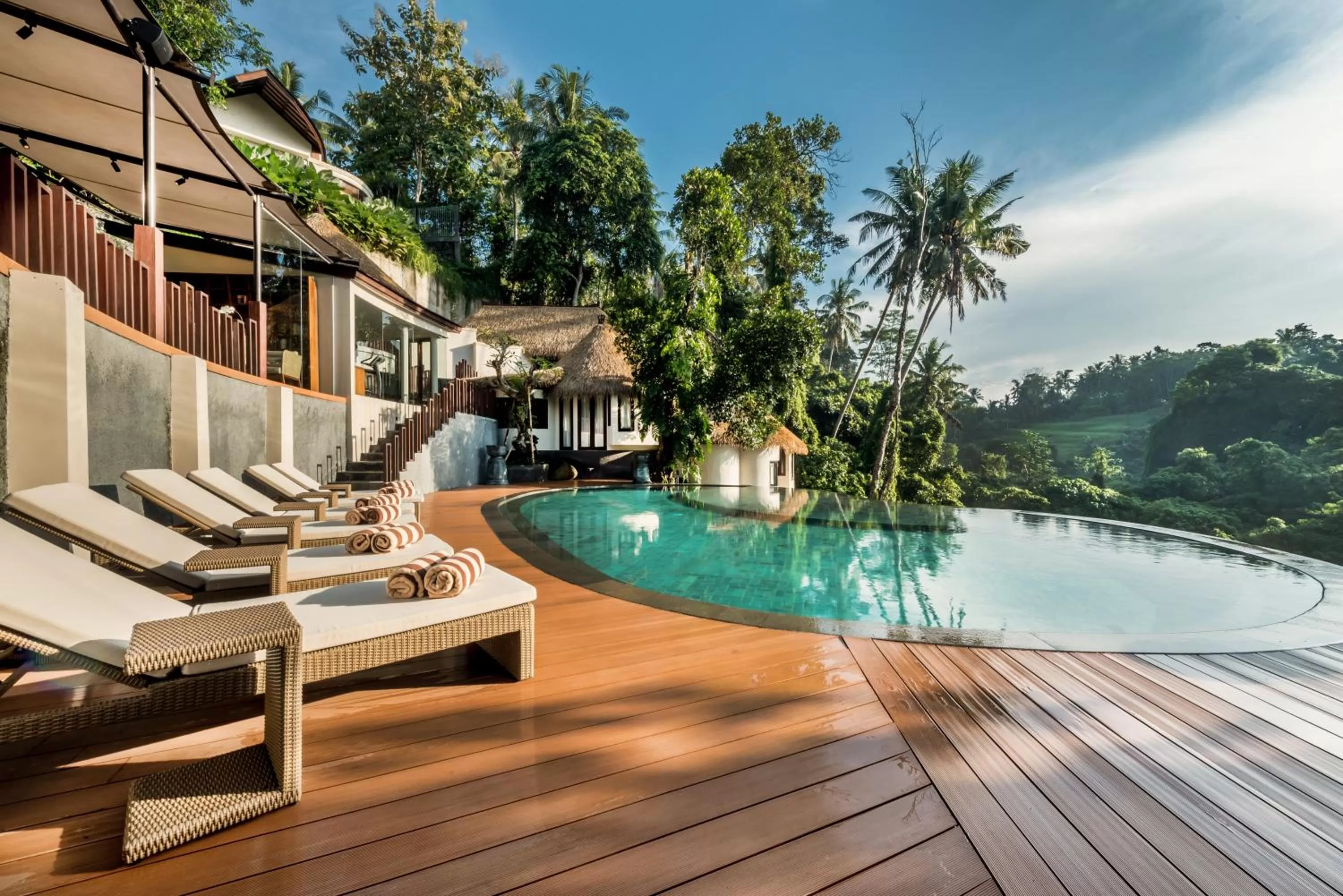 Swimming pool in tanadewa Resort Ubud Bali by Cross Collection