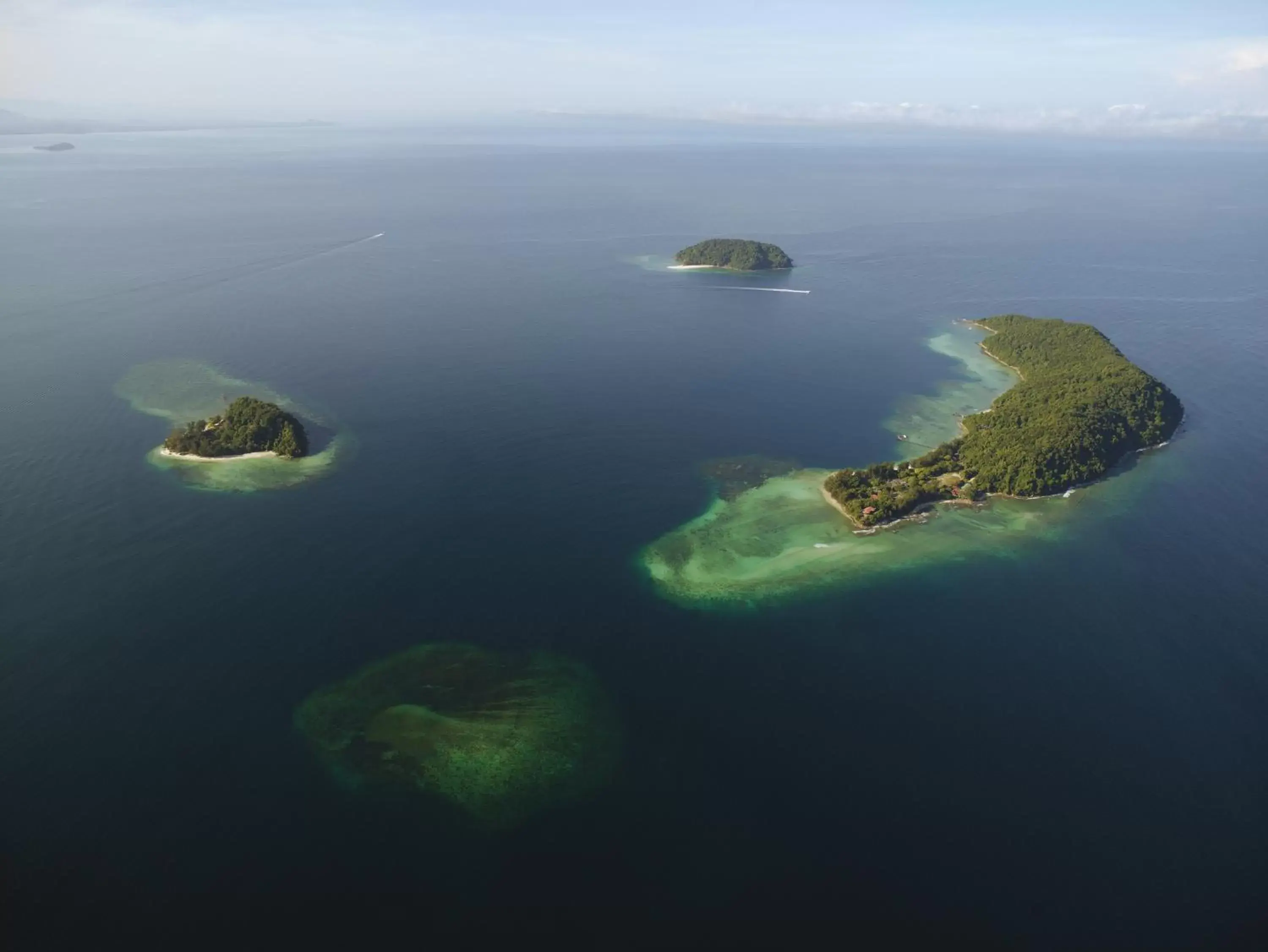 Fishing, Bird's-eye View in Shangri-La Tanjung Aru, Kota Kinabalu