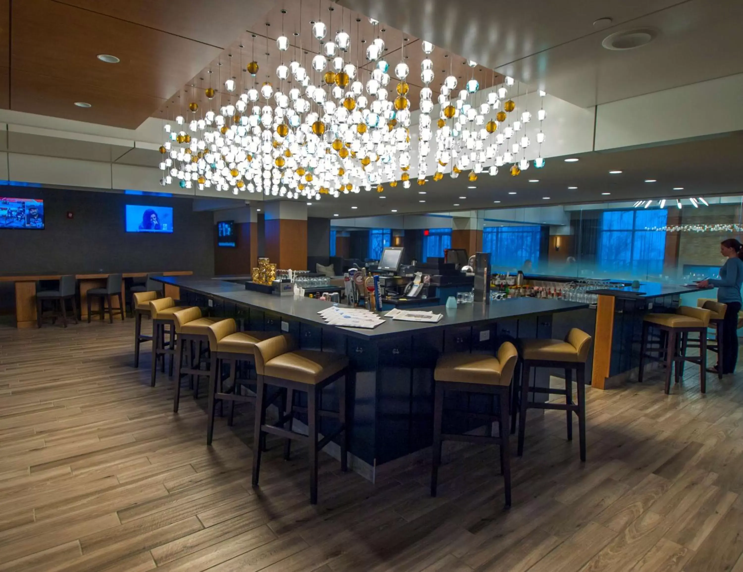 Lounge or bar, Restaurant/Places to Eat in DoubleTree by Hilton Hotel Niagara Falls New York