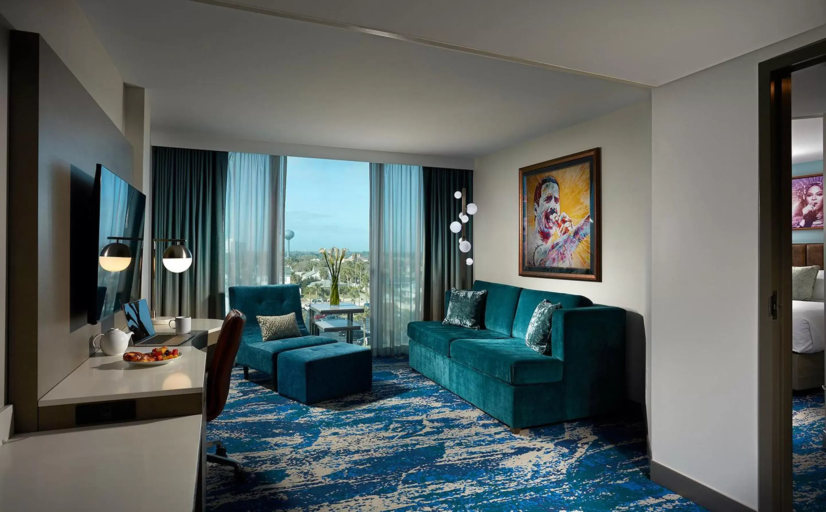 Living room, Seating Area in Hard Rock Hotel Daytona Beach