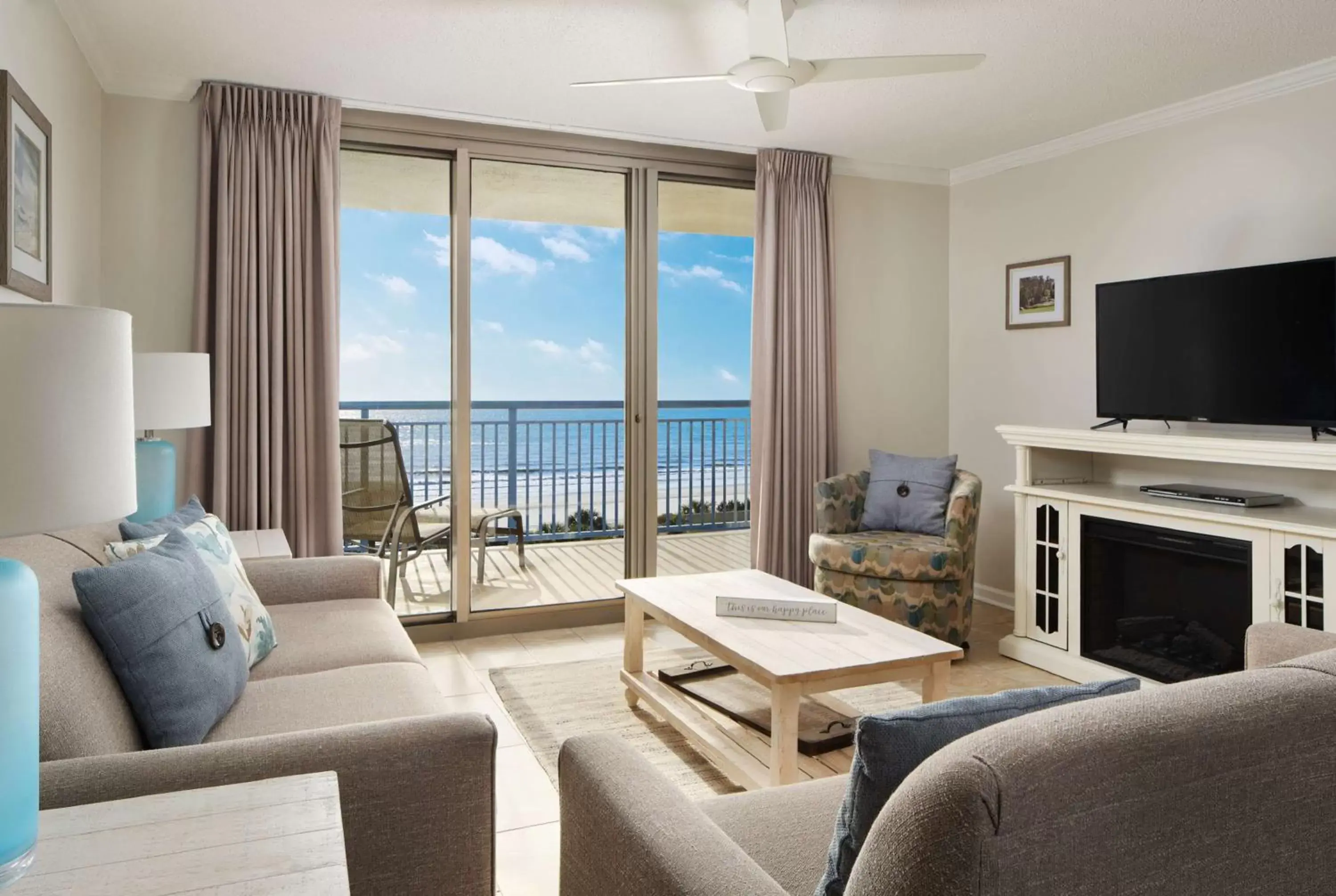 View (from property/room), Seating Area in Kingston Plantation Condos