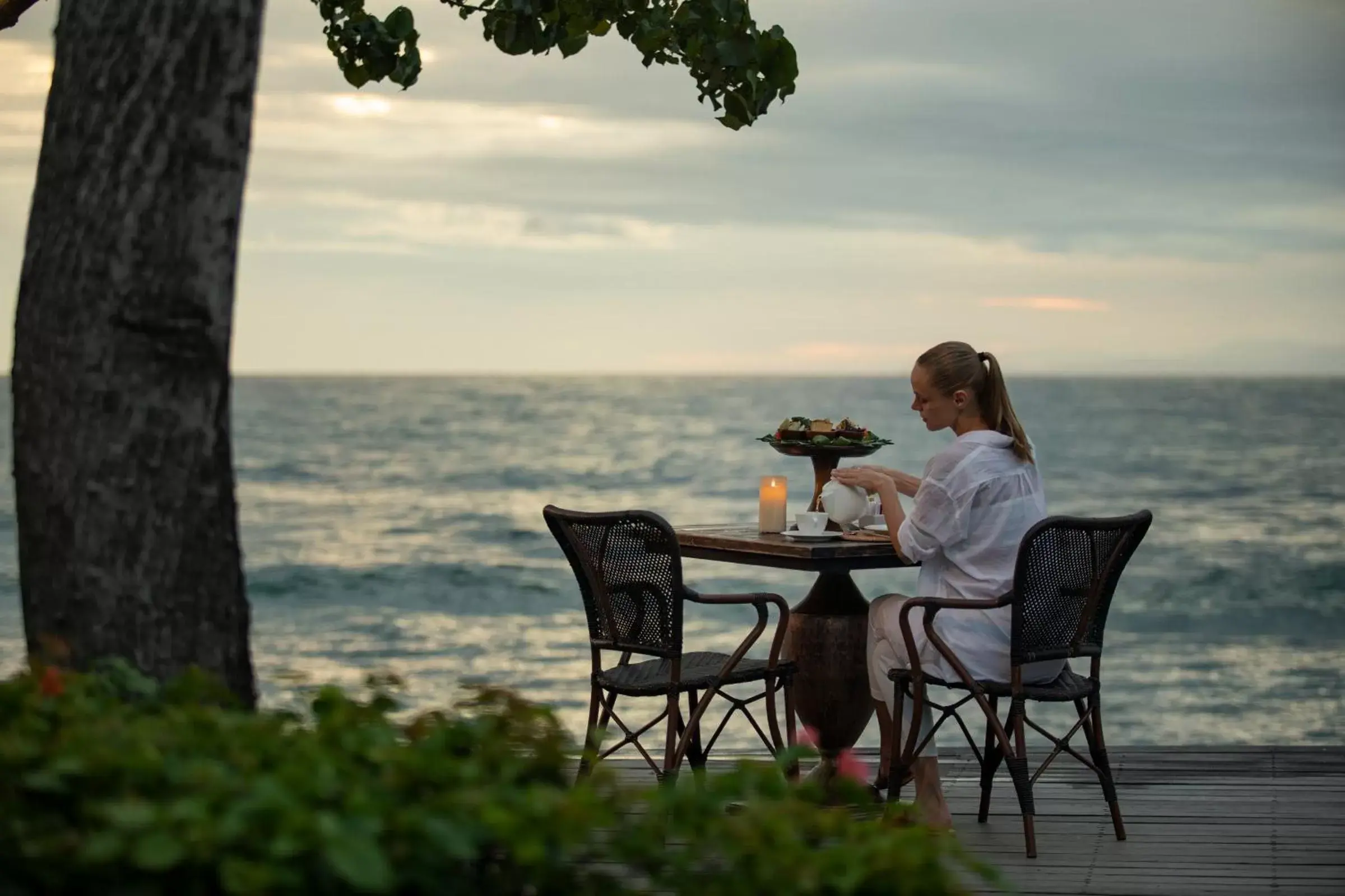 Dining area in Sudamala Resort, Senggigi, Lombok